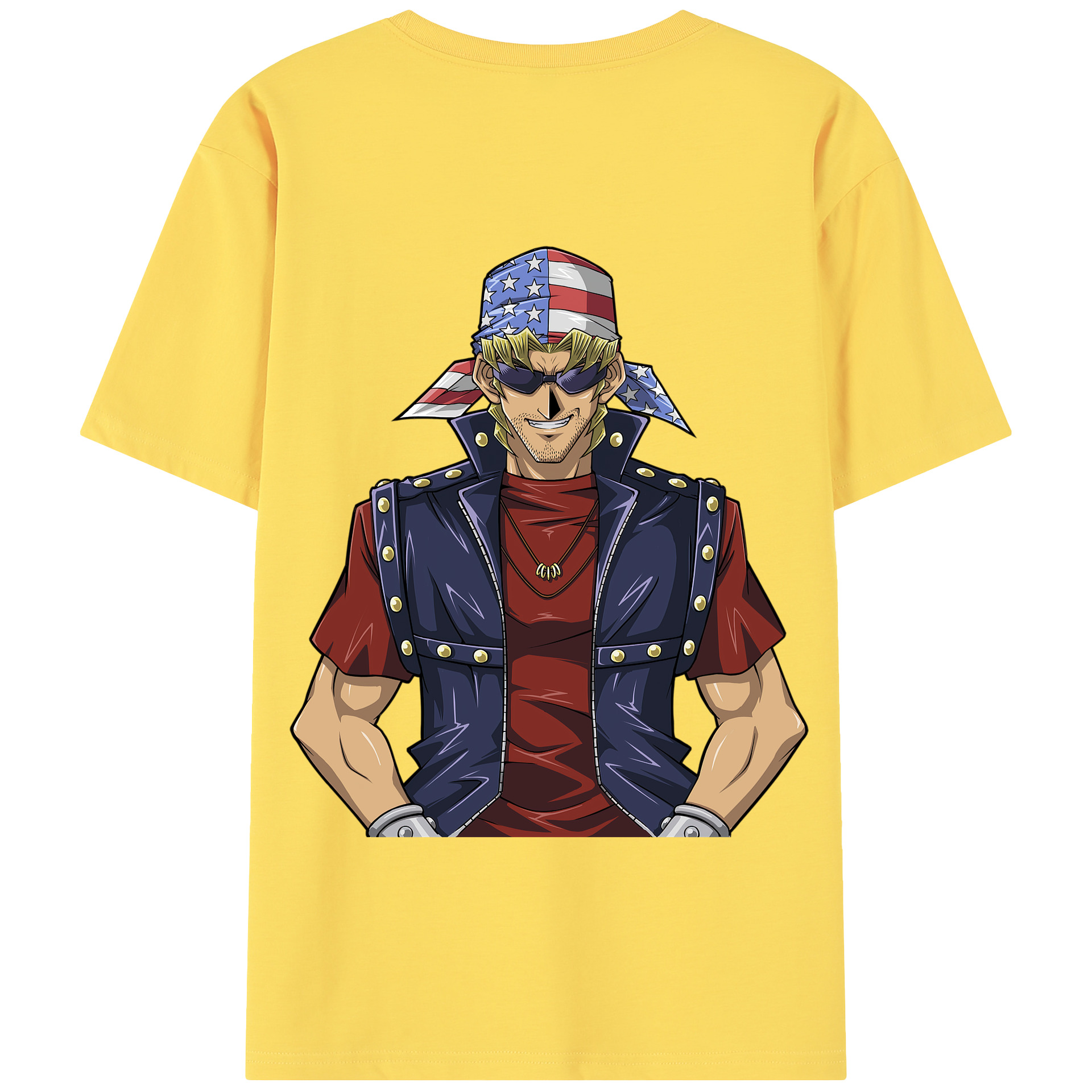 （画像用） 遊☆戯☆王 Yu-Gi-Oh! 綿100％半袖Tシャツ（背面プリント）