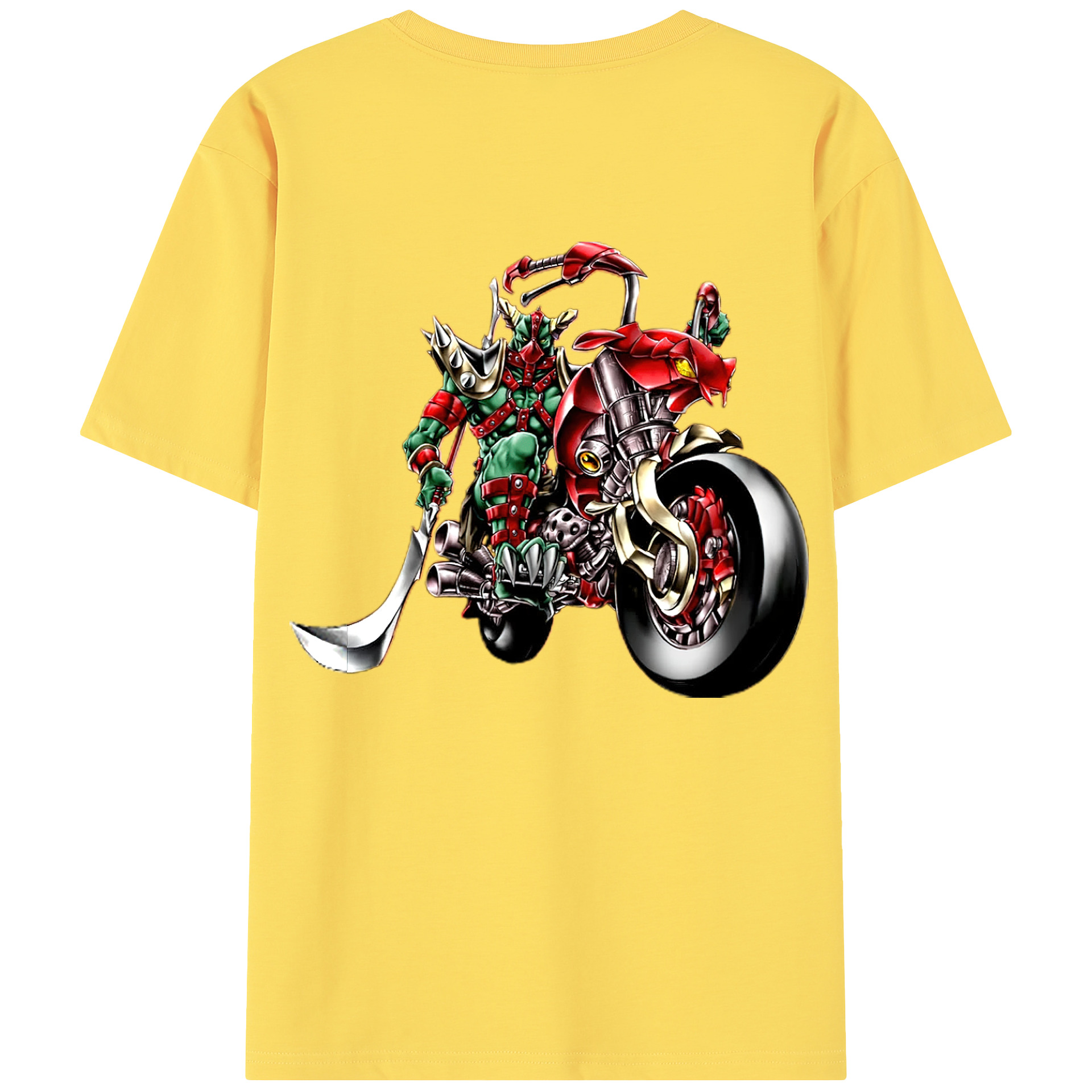 （画像用） 遊☆戯☆王 Yu-Gi-Oh! 綿100％半袖Tシャツ（背面プリント）