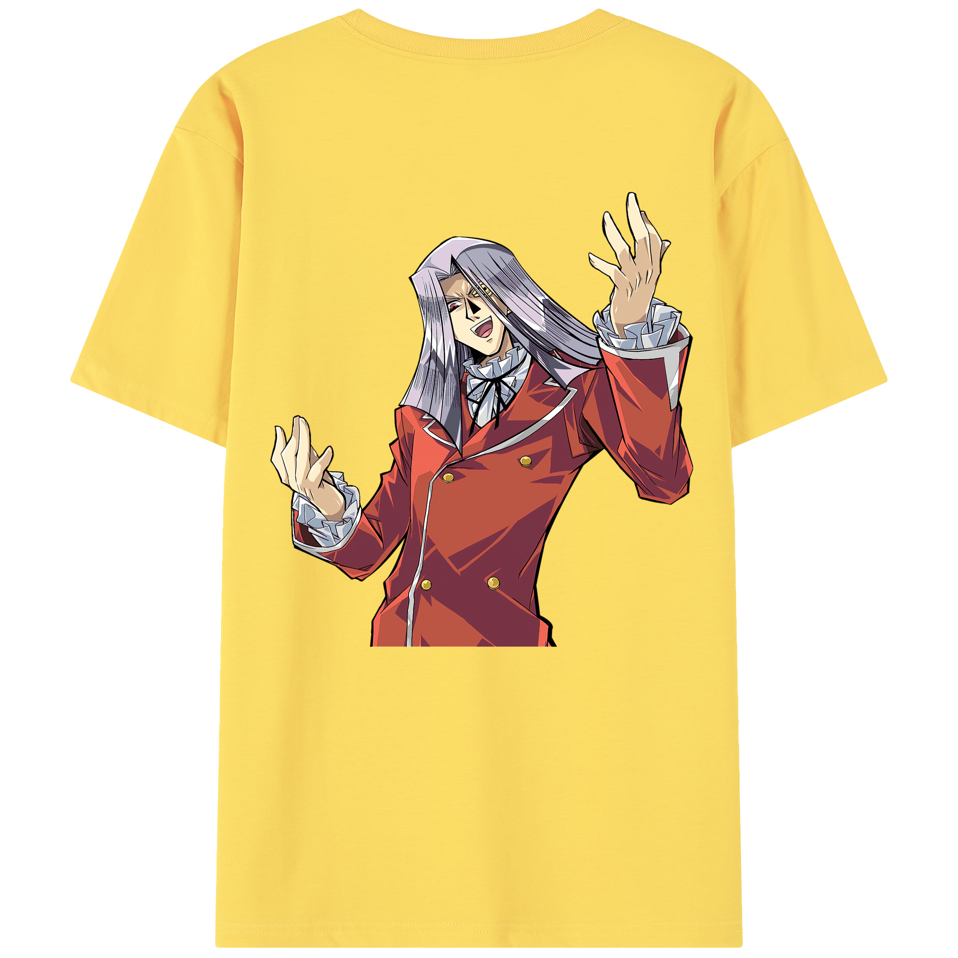（画像用） 遊☆戯☆王 Yu-Gi-Oh! 綿100％半袖Tシャツ（背面プリント）