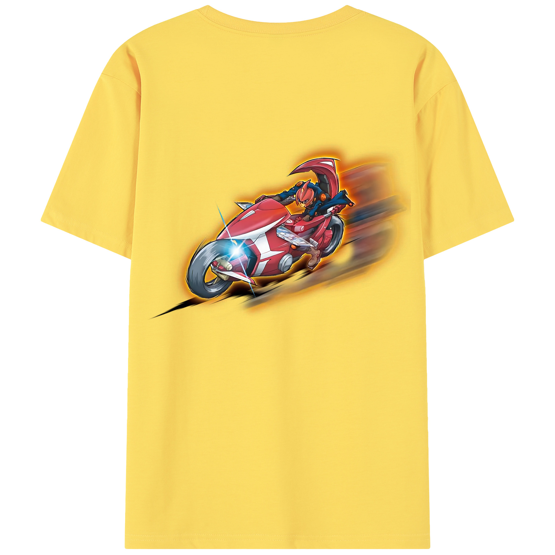 （画像用） 遊☆戯☆王 Yu-Gi-Oh! 綿100％半袖Tシャツ（背面プリント）