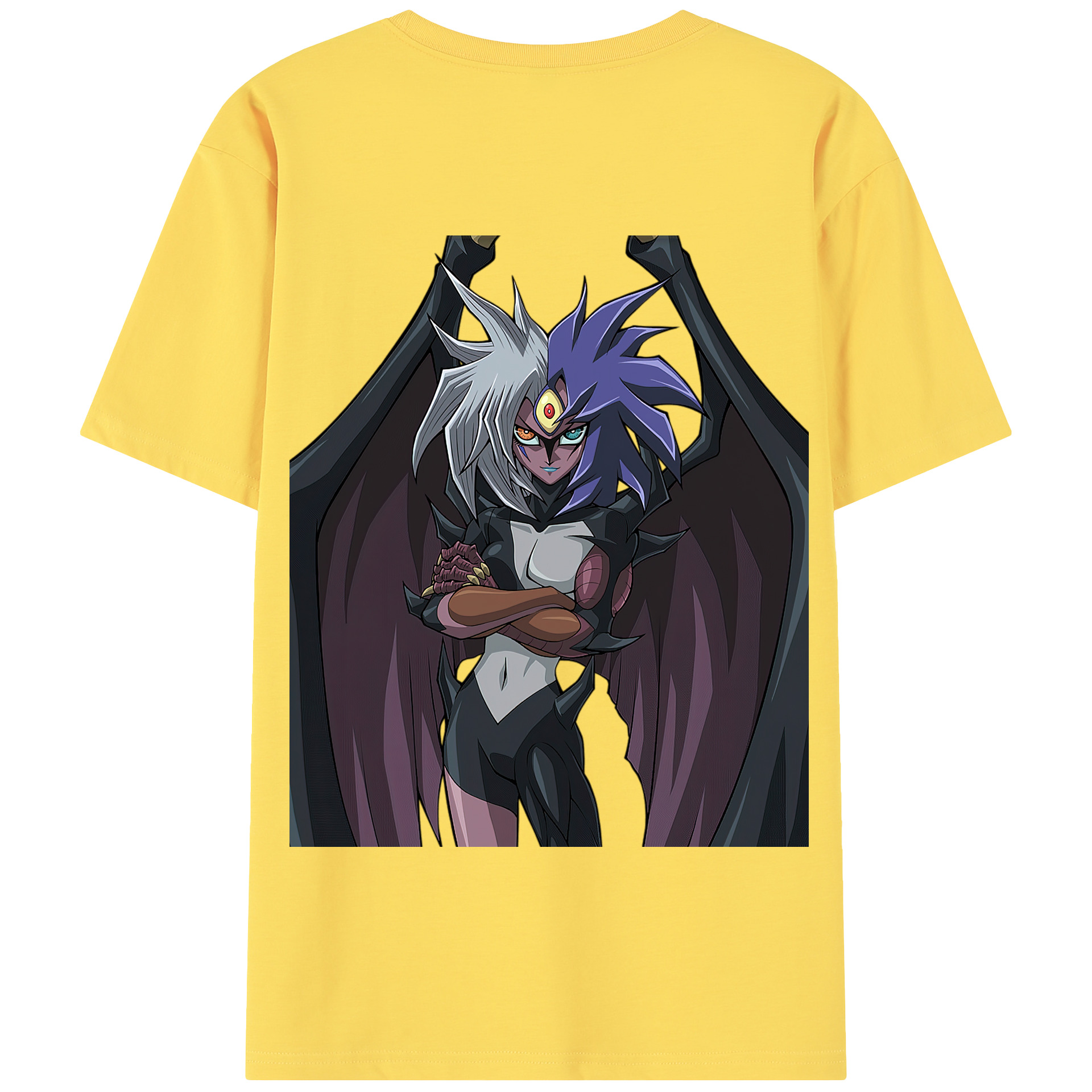 （画像用） 遊☆戯☆王 Yu-Gi-Oh! 綿100％半袖Tシャツ（背面プリント）