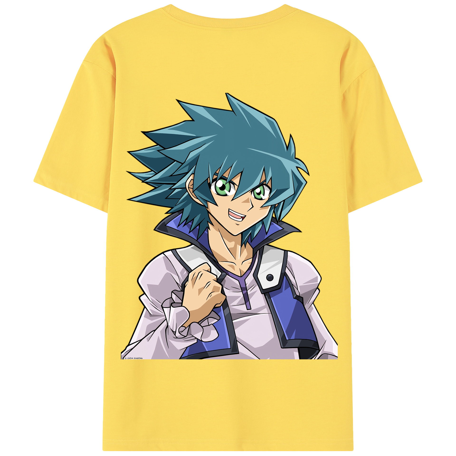 （画像用） 遊☆戯☆王 Yu-Gi-Oh! 綿100％半袖Tシャツ（背面プリント）