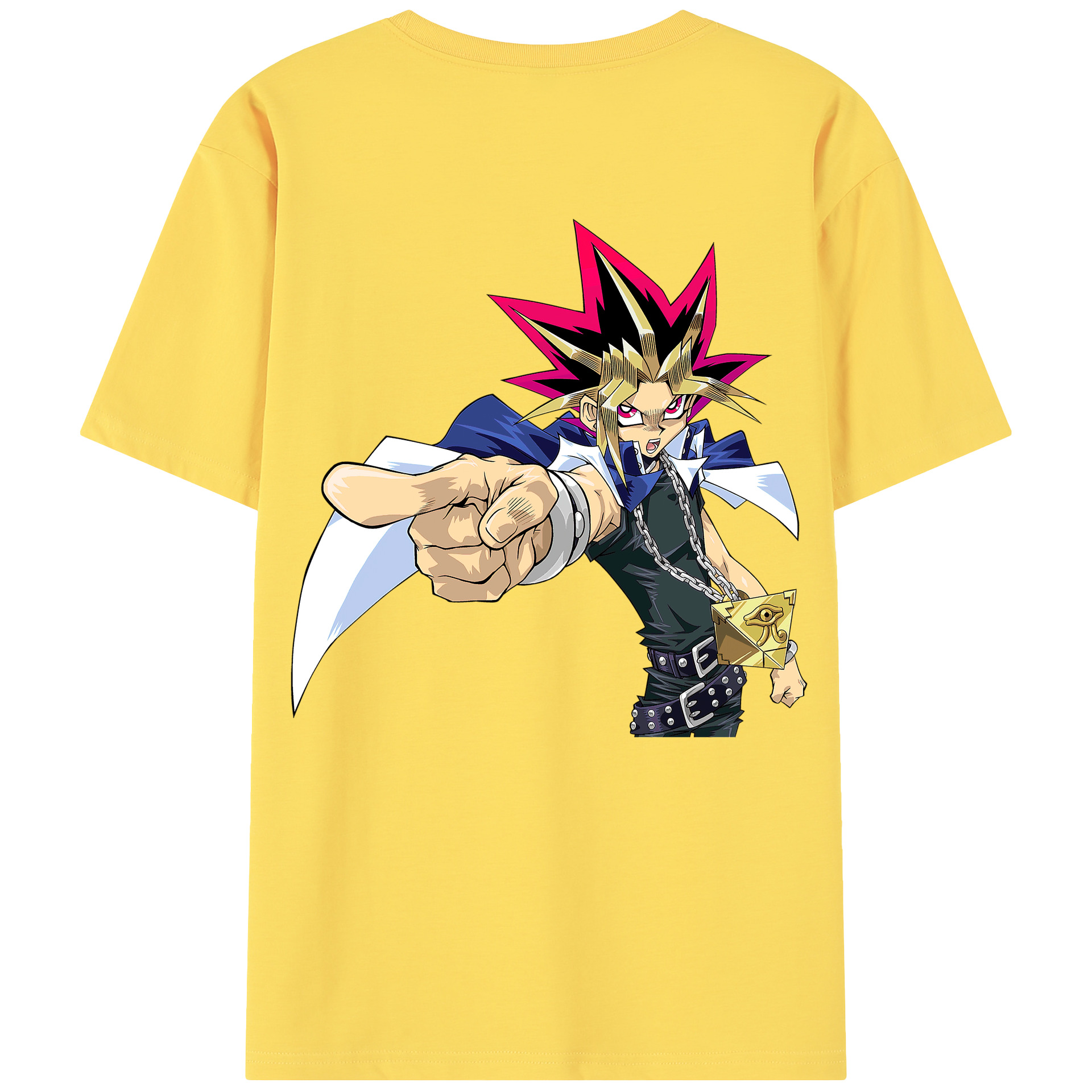 （画像用） 遊☆戯☆王 Yu-Gi-Oh! 綿100％半袖Tシャツ（背面プリント）