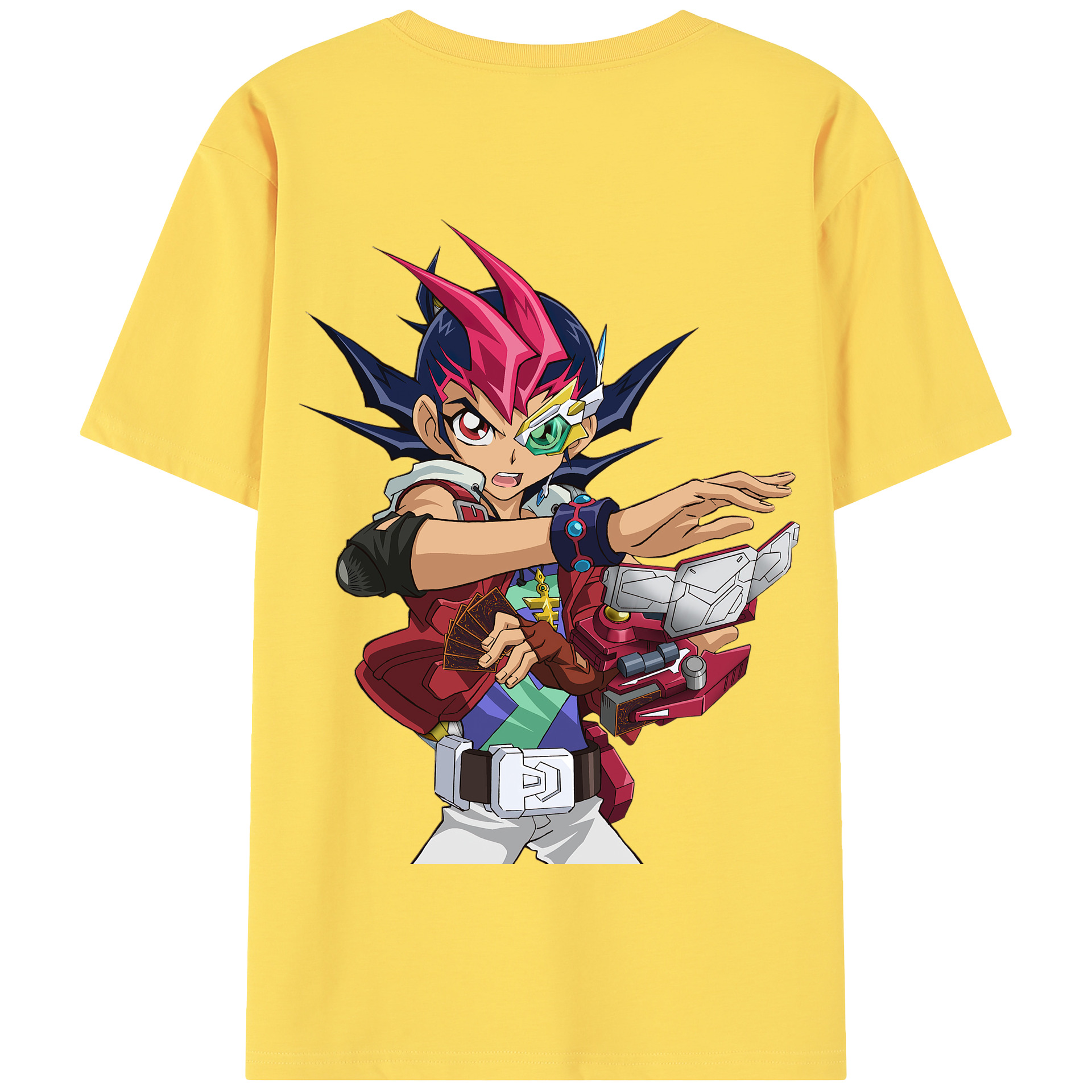 （画像用） 遊☆戯☆王 Yu-Gi-Oh! 綿100％半袖Tシャツ（背面プリント）