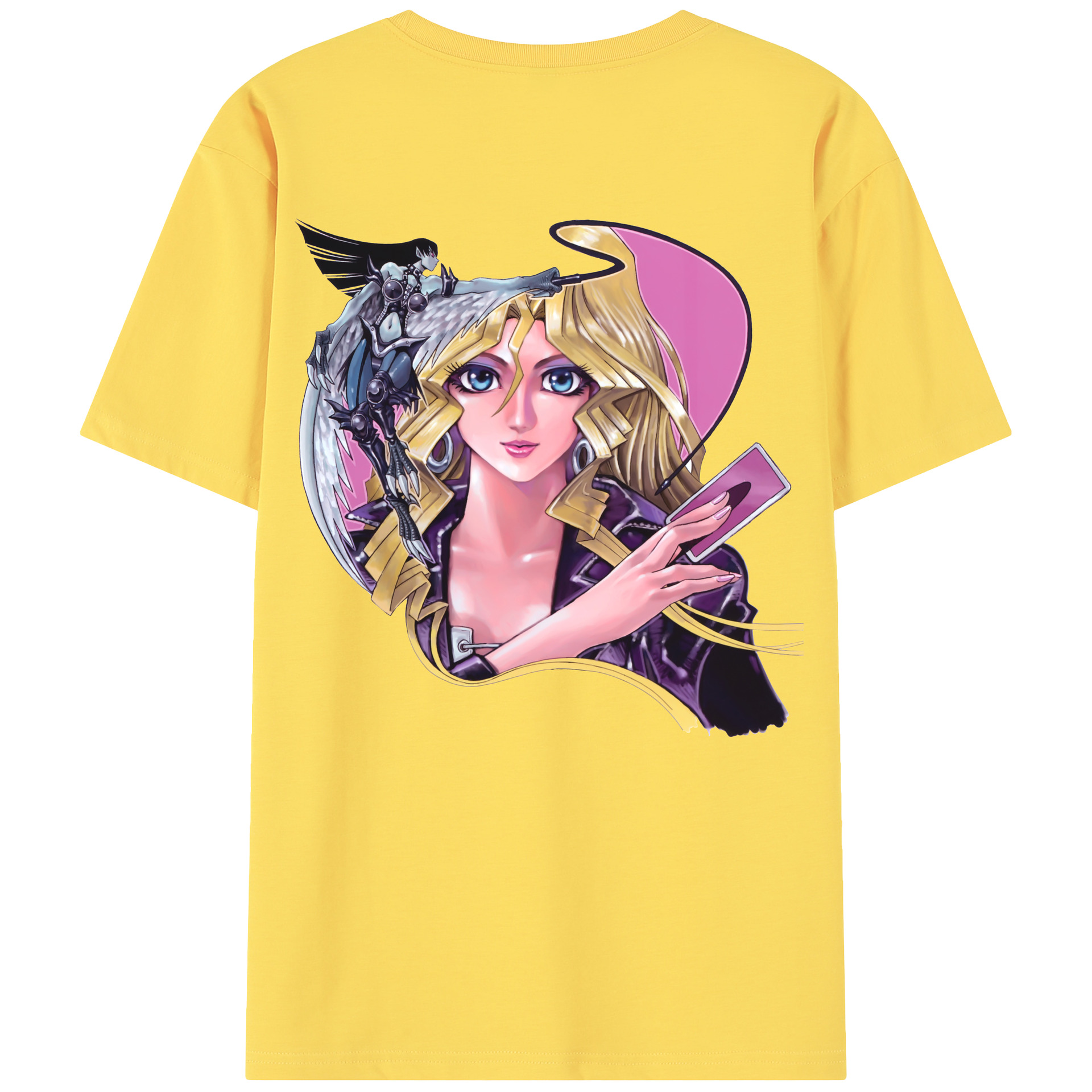 （画像用） 遊☆戯☆王 Yu-Gi-Oh! 綿100％半袖Tシャツ（背面プリント）
