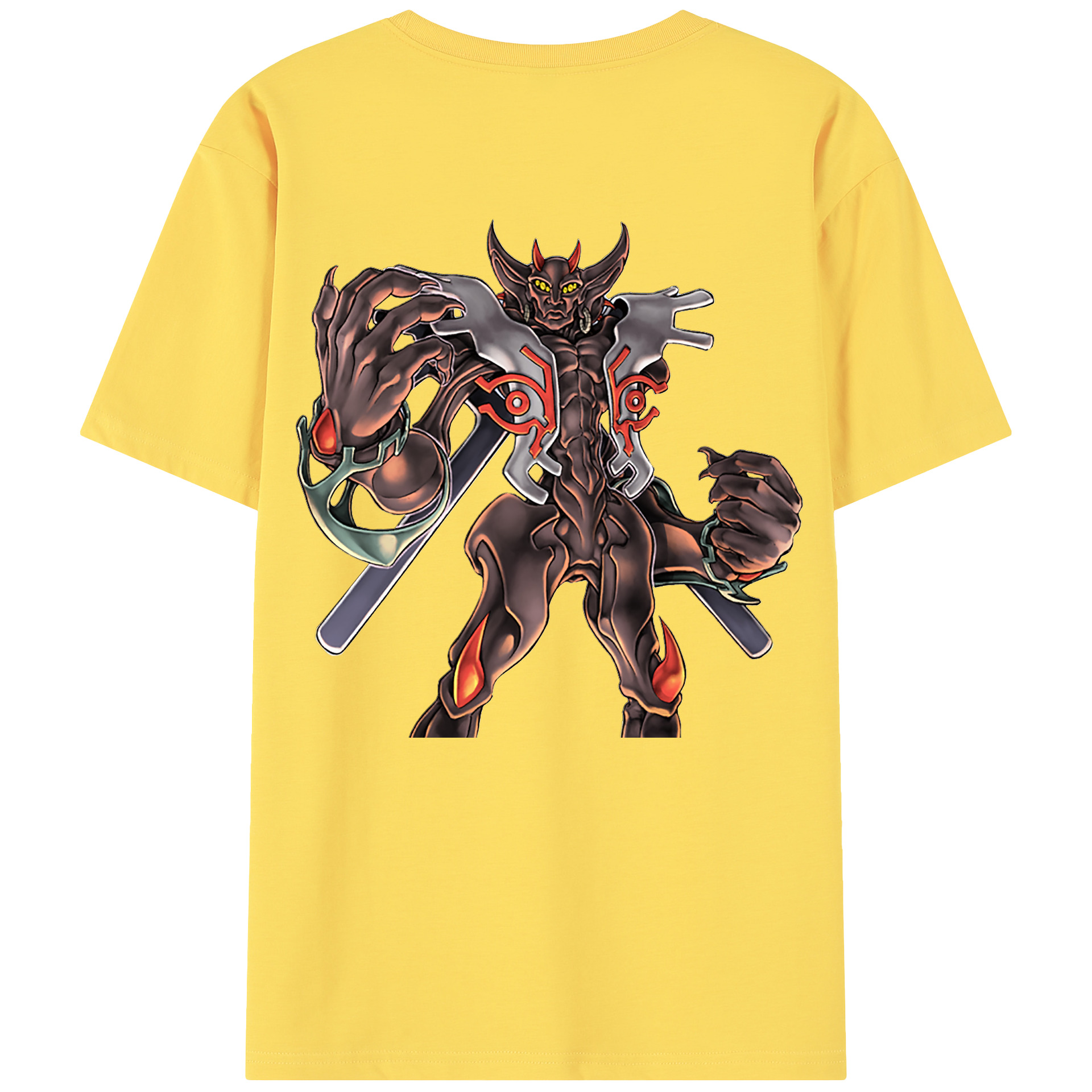 （画像用） 遊☆戯☆王 Yu-Gi-Oh! 綿100％半袖Tシャツ（背面プリント）