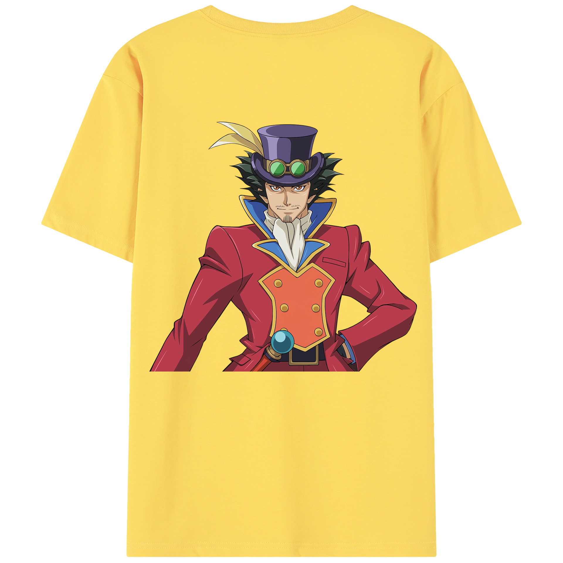 （画像用） 遊☆戯☆王 Yu-Gi-Oh! 綿100％半袖Tシャツ（背面プリント）