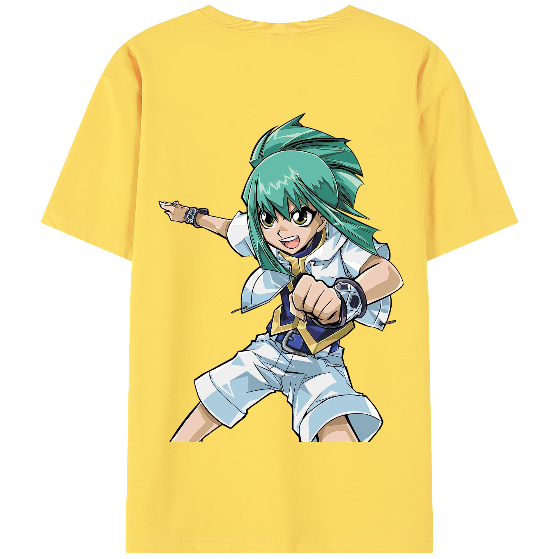 （画像用） 遊☆戯☆王 Yu-Gi-Oh! 綿100％半袖Tシャツ（背面プリント）
