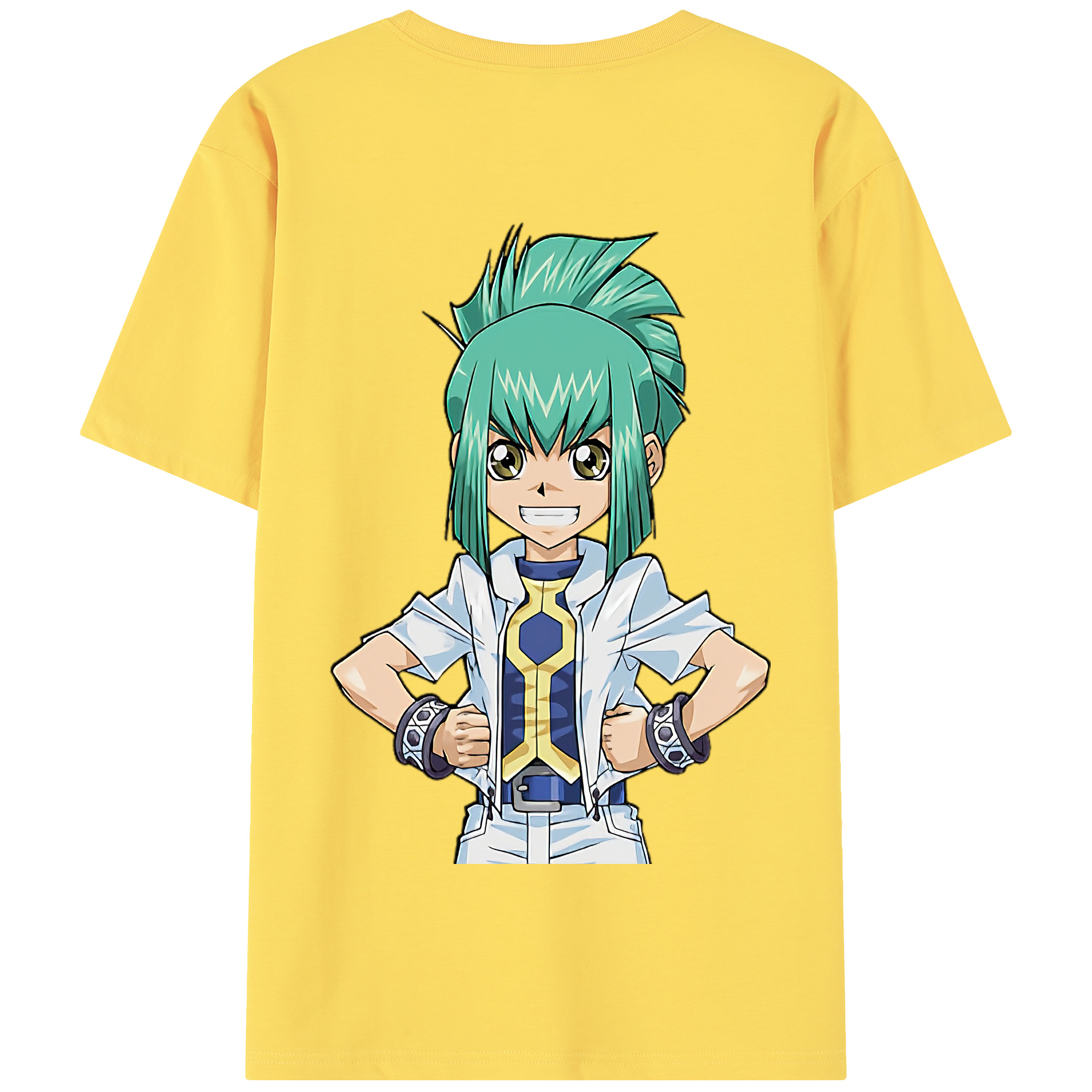 （画像用） 遊☆戯☆王 Yu-Gi-Oh! 綿100％半袖Tシャツ（背面プリント）
