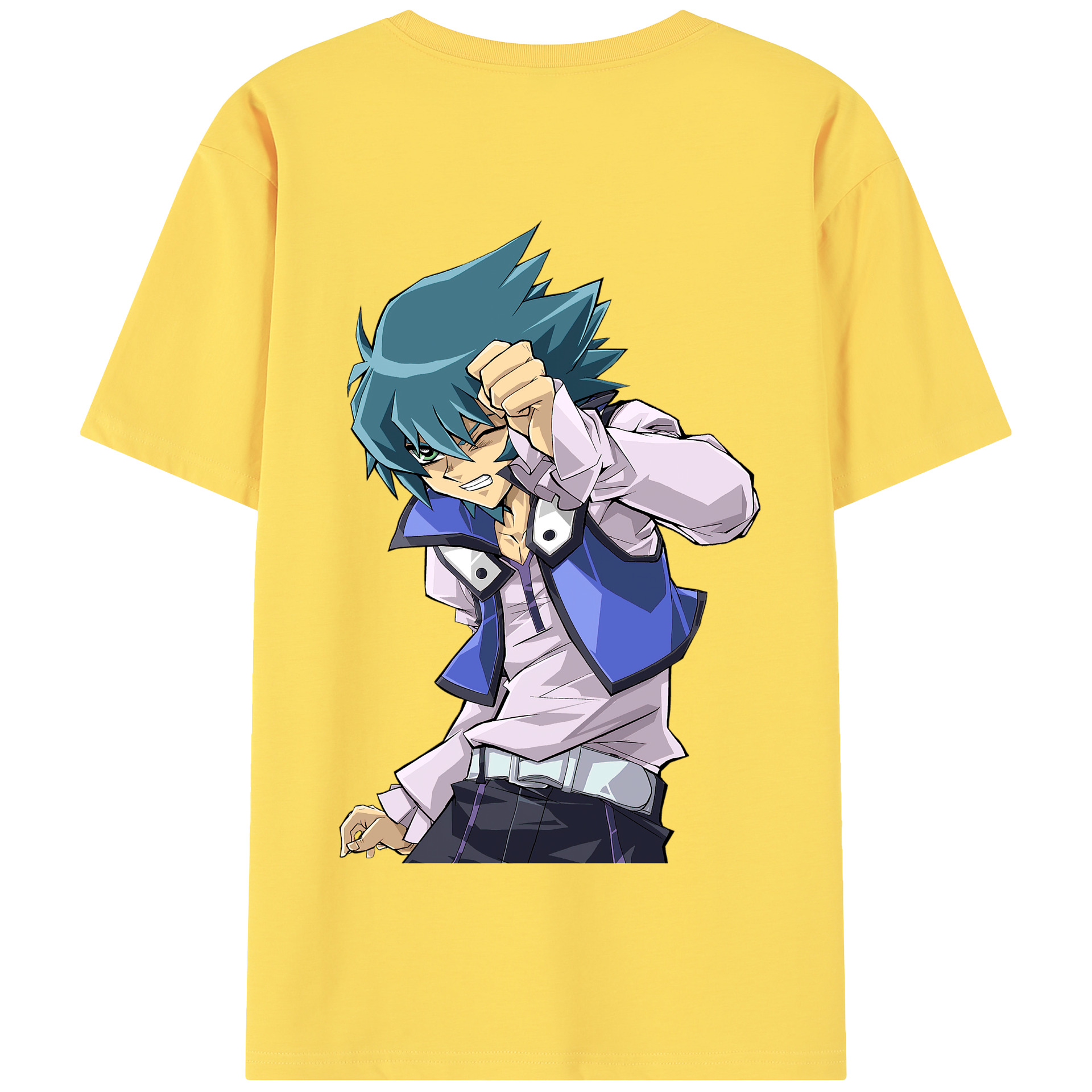 （画像用） 遊☆戯☆王 Yu-Gi-Oh! 綿100％半袖Tシャツ（背面プリント）