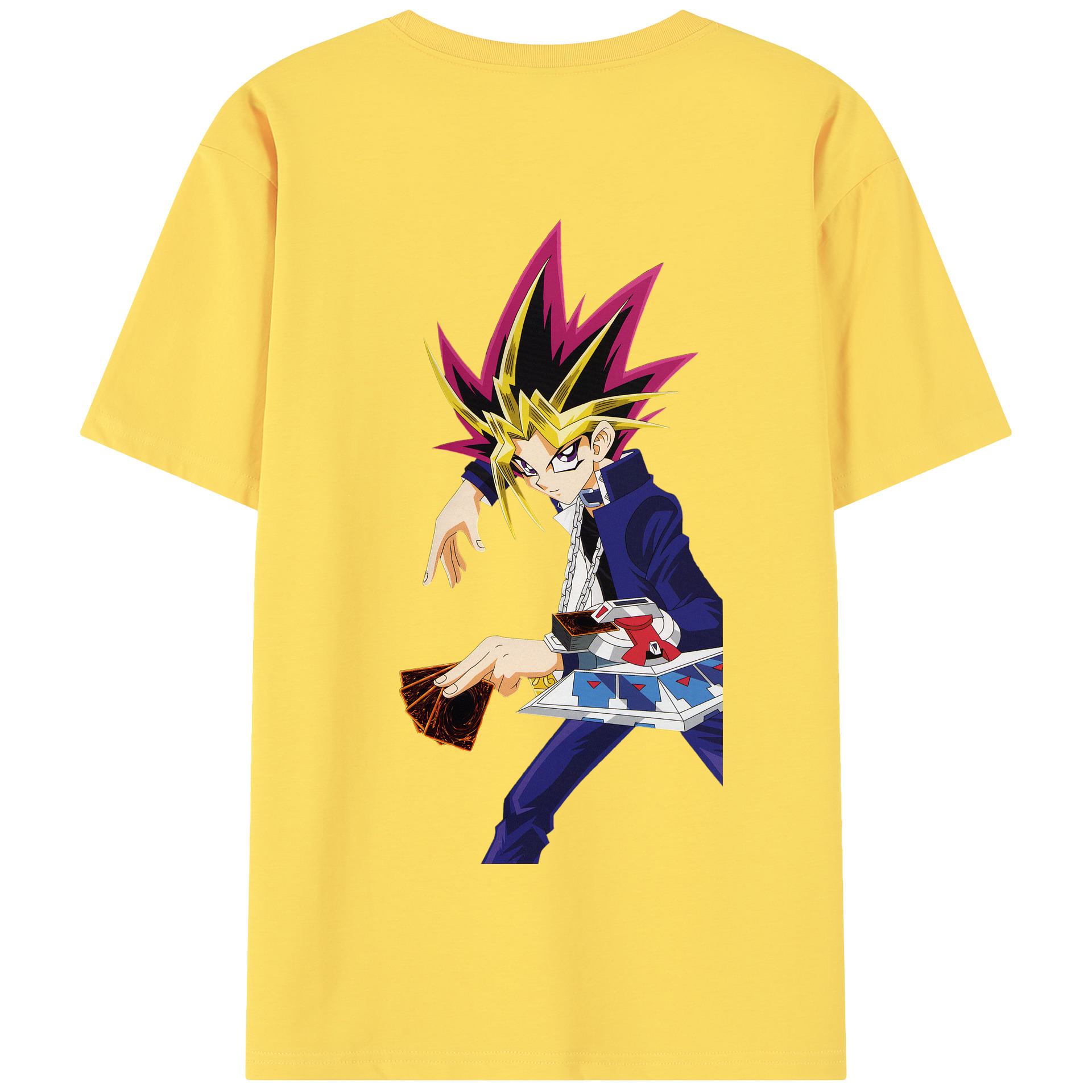 （画像用） 遊☆戯☆王 Yu-Gi-Oh! 綿100％半袖Tシャツ（背面プリント）