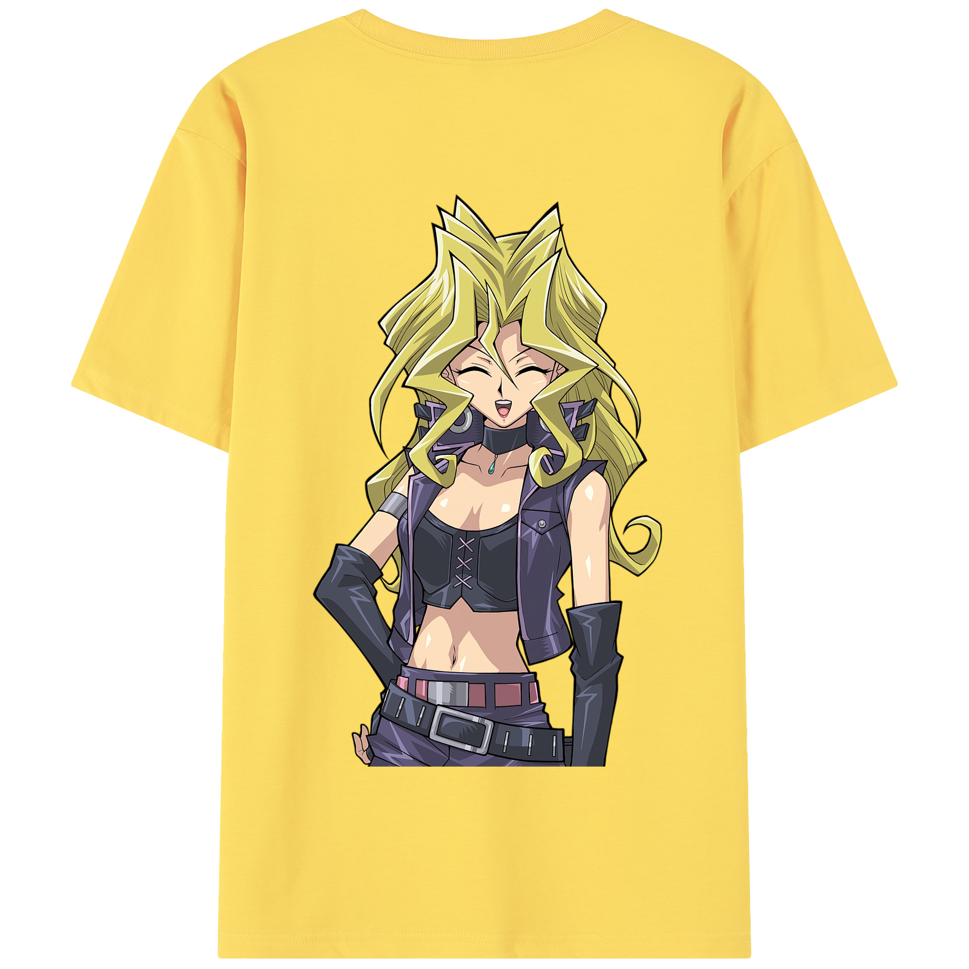 （画像用） 遊☆戯☆王 Yu-Gi-Oh! 綿100％半袖Tシャツ（背面プリント）