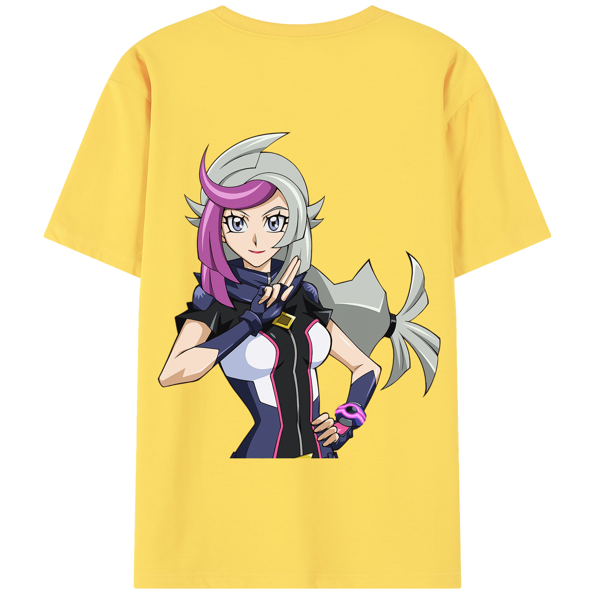 （画像用） 遊☆戯☆王 Yu-Gi-Oh! 綿100％半袖Tシャツ（背面プリント）