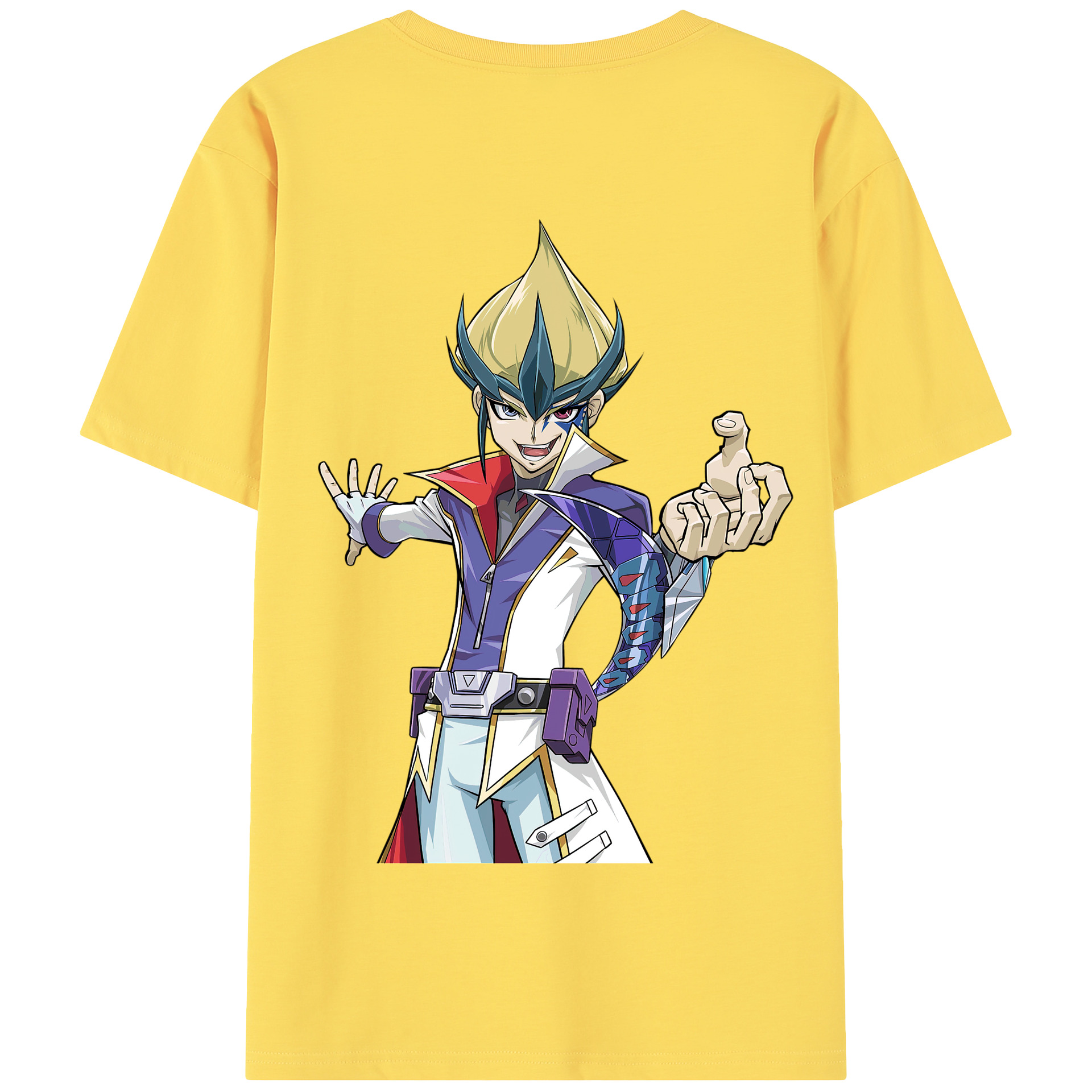 （画像用） 遊☆戯☆王 Yu-Gi-Oh! 綿100％半袖Tシャツ（背面プリント）