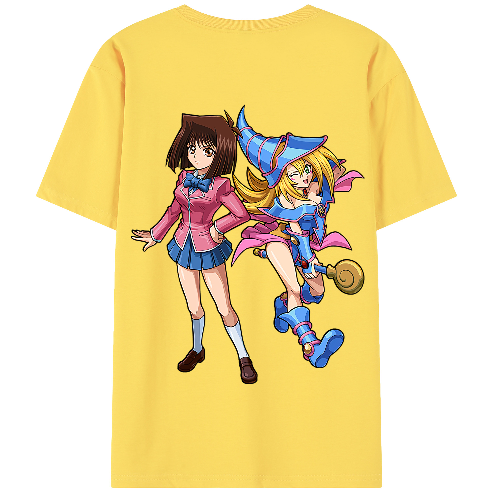 （画像用） 遊☆戯☆王 Yu-Gi-Oh! 綿100％半袖Tシャツ（背面プリント）
