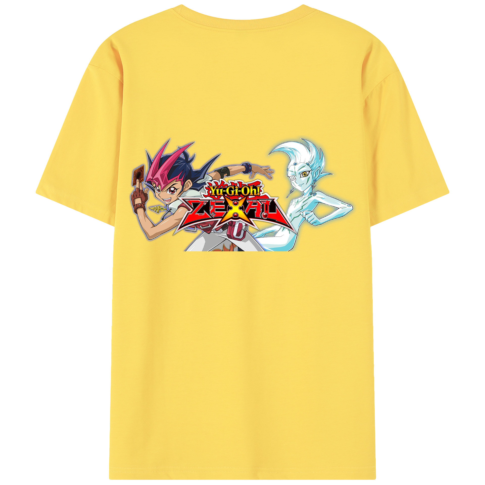 （画像用） 遊☆戯☆王 Yu-Gi-Oh! 綿100％半袖Tシャツ（背面プリント）