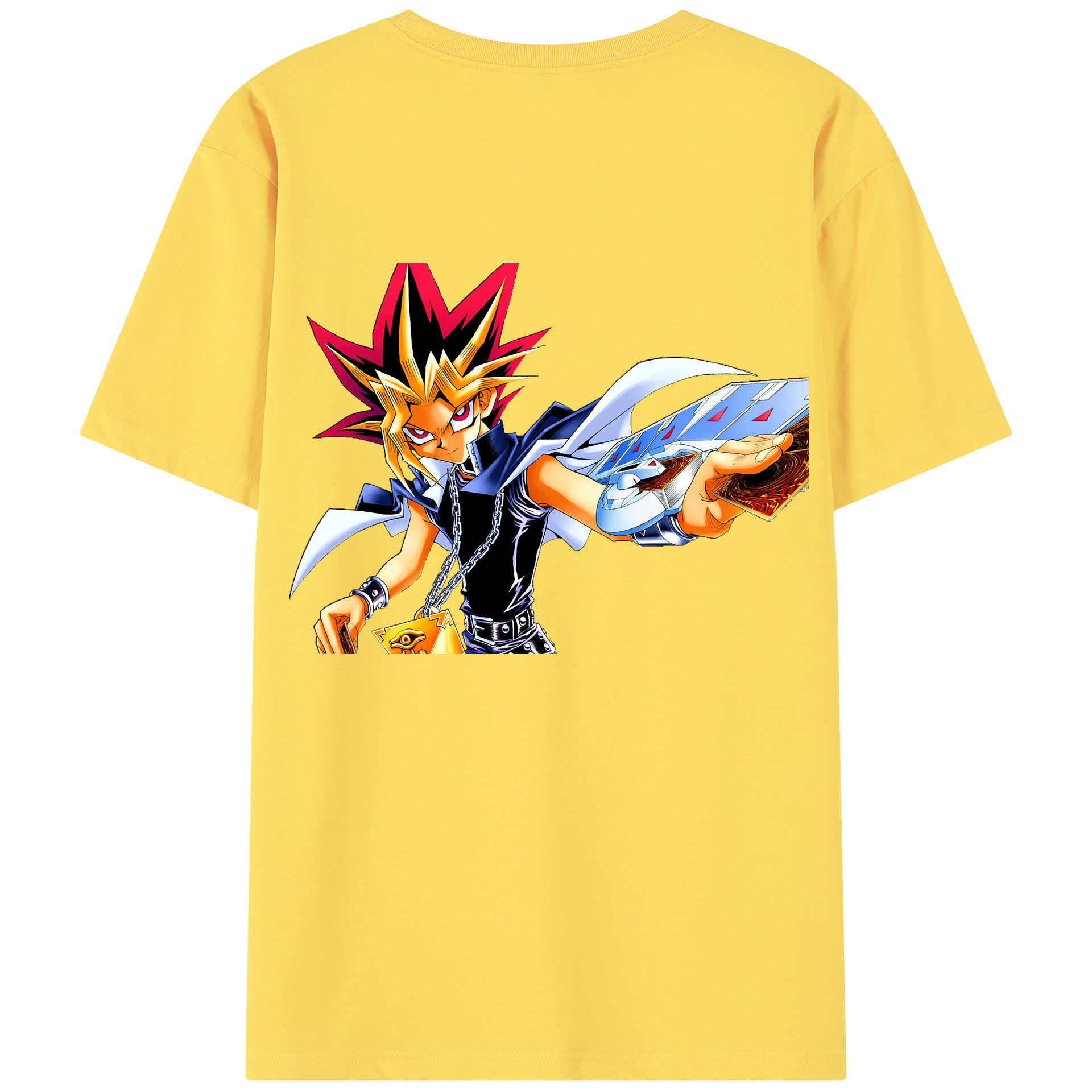 （画像用） 遊☆戯☆王 Yu-Gi-Oh! 綿100％半袖Tシャツ（背面プリント）
