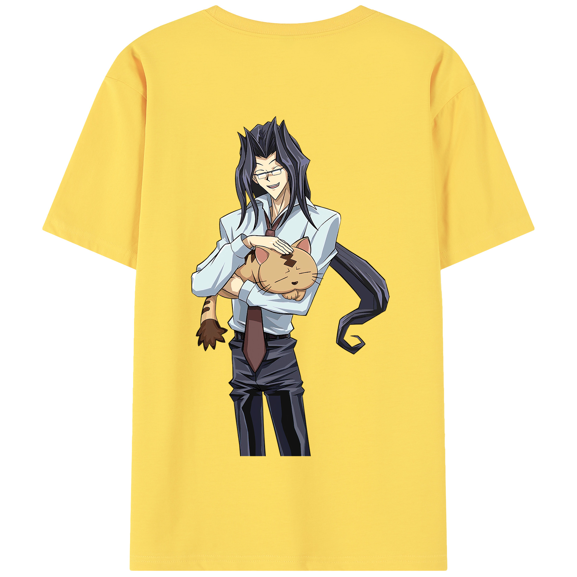 （画像用） 遊☆戯☆王 Yu-Gi-Oh! 綿100％半袖Tシャツ（背面プリント）