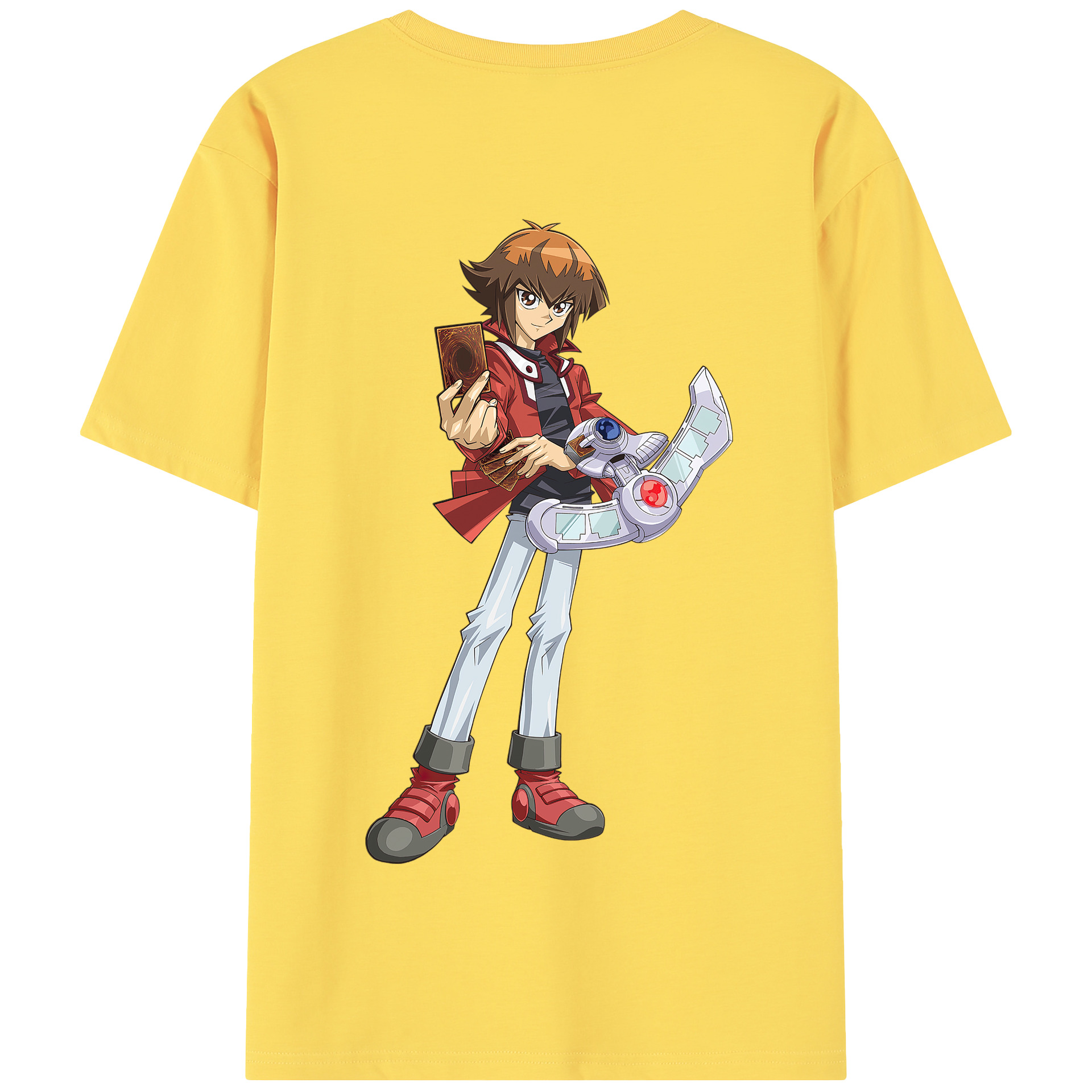 （画像用） 遊☆戯☆王 Yu-Gi-Oh! 綿100％半袖Tシャツ（背面プリント）