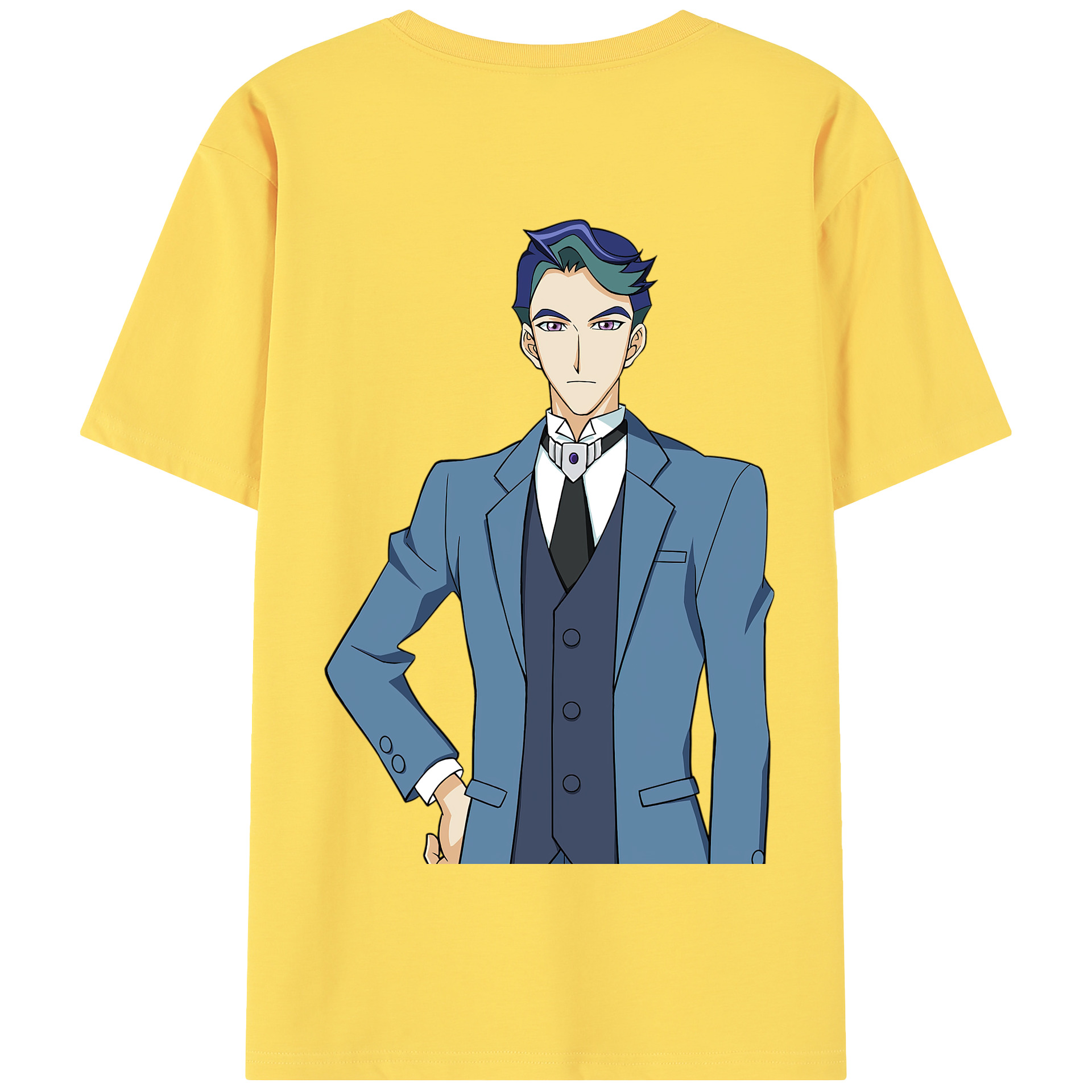 （画像用） 遊☆戯☆王 Yu-Gi-Oh! 綿100％半袖Tシャツ（背面プリント）