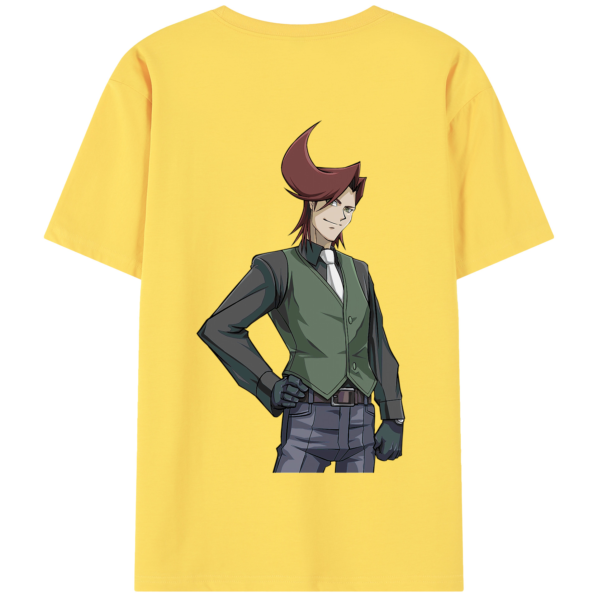 （画像用） 遊☆戯☆王 Yu-Gi-Oh! 綿100％半袖Tシャツ（背面プリント）