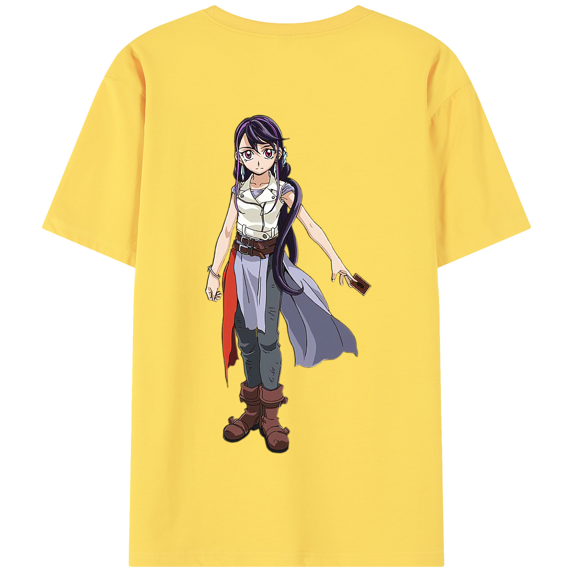 （画像用） 遊☆戯☆王 Yu-Gi-Oh! 綿100％半袖Tシャツ（背面プリント）