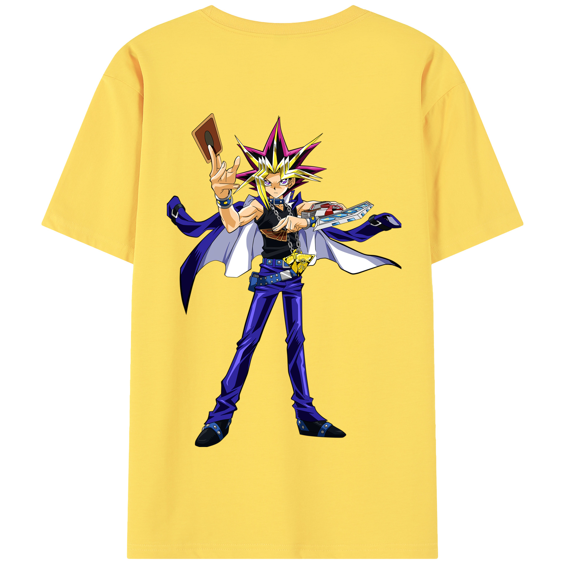 （画像用） 遊☆戯☆王 Yu-Gi-Oh! 綿100％半袖Tシャツ（背面プリント）