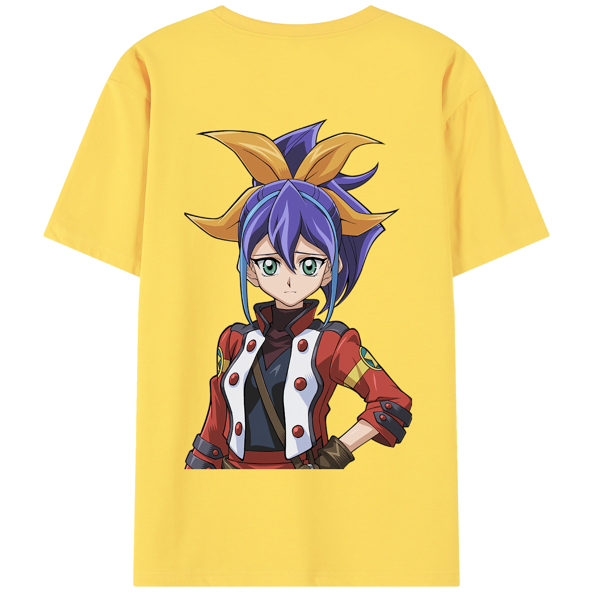 （画像用） 遊☆戯☆王 Yu-Gi-Oh! 綿100％半袖Tシャツ（背面プリント）