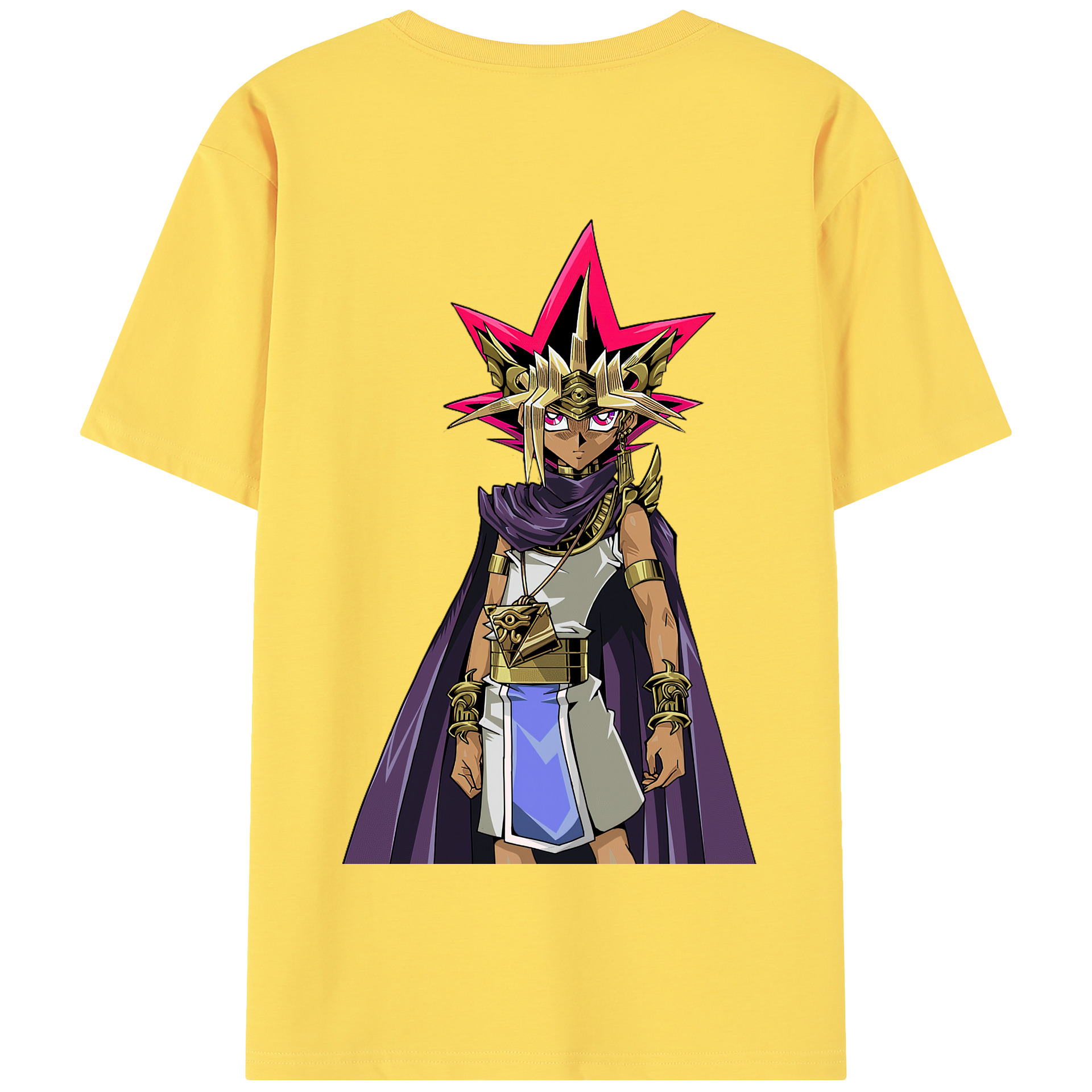 （画像用） 遊☆戯☆王 Yu-Gi-Oh! 綿100％半袖Tシャツ（背面プリント）