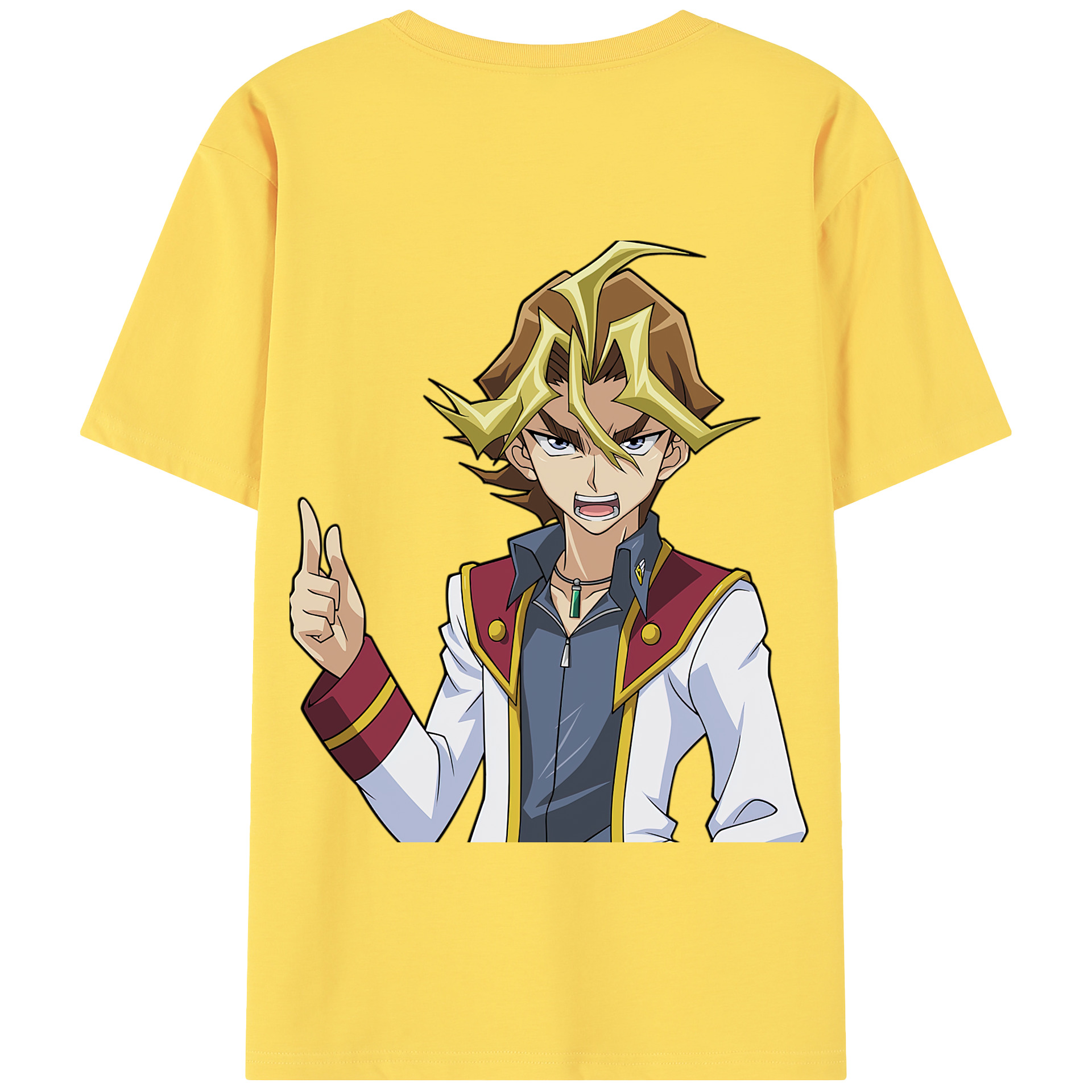 （画像用） 遊☆戯☆王 Yu-Gi-Oh! 綿100％半袖Tシャツ（背面プリント）