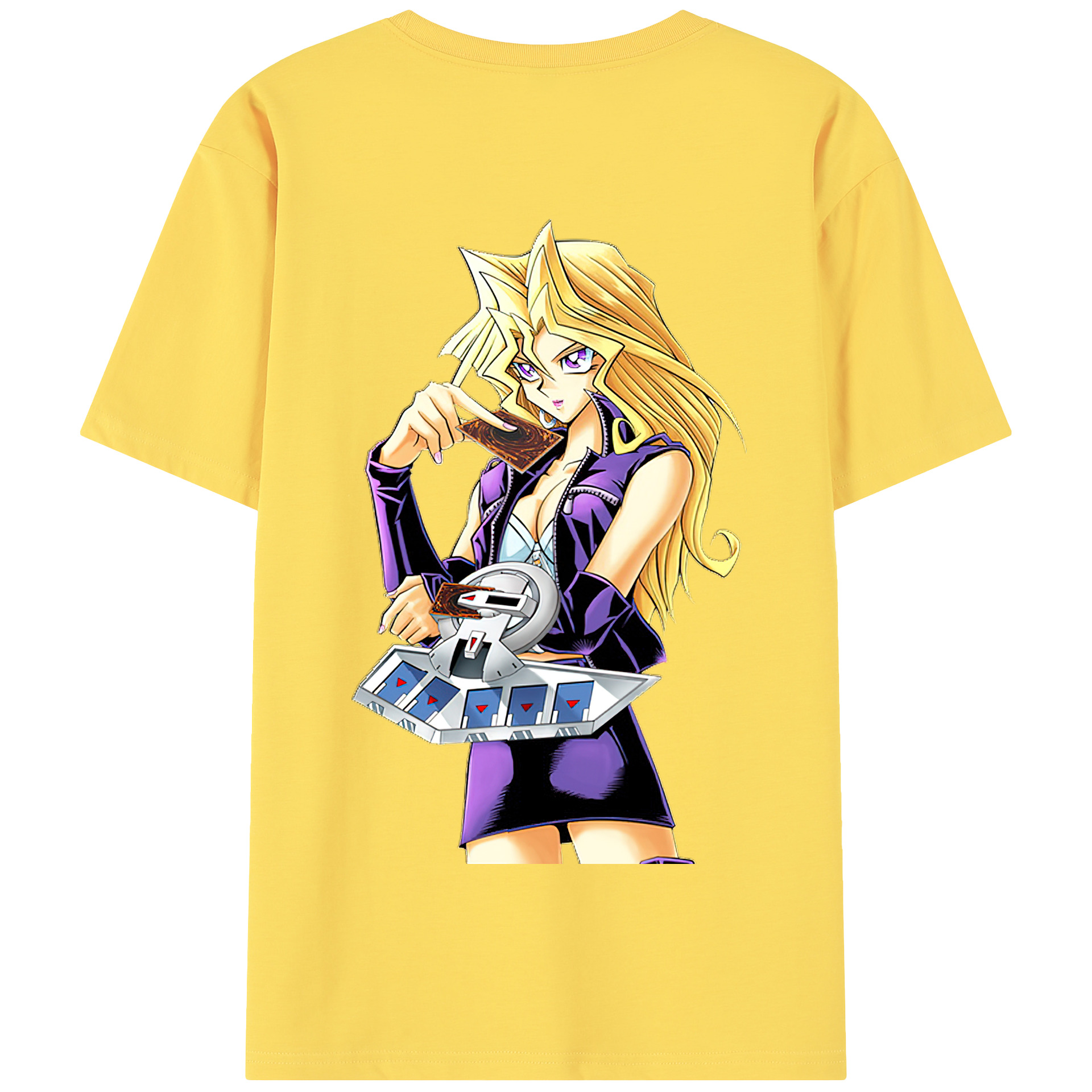 （画像用） 遊☆戯☆王 Yu-Gi-Oh! 綿100％半袖Tシャツ（背面プリント）