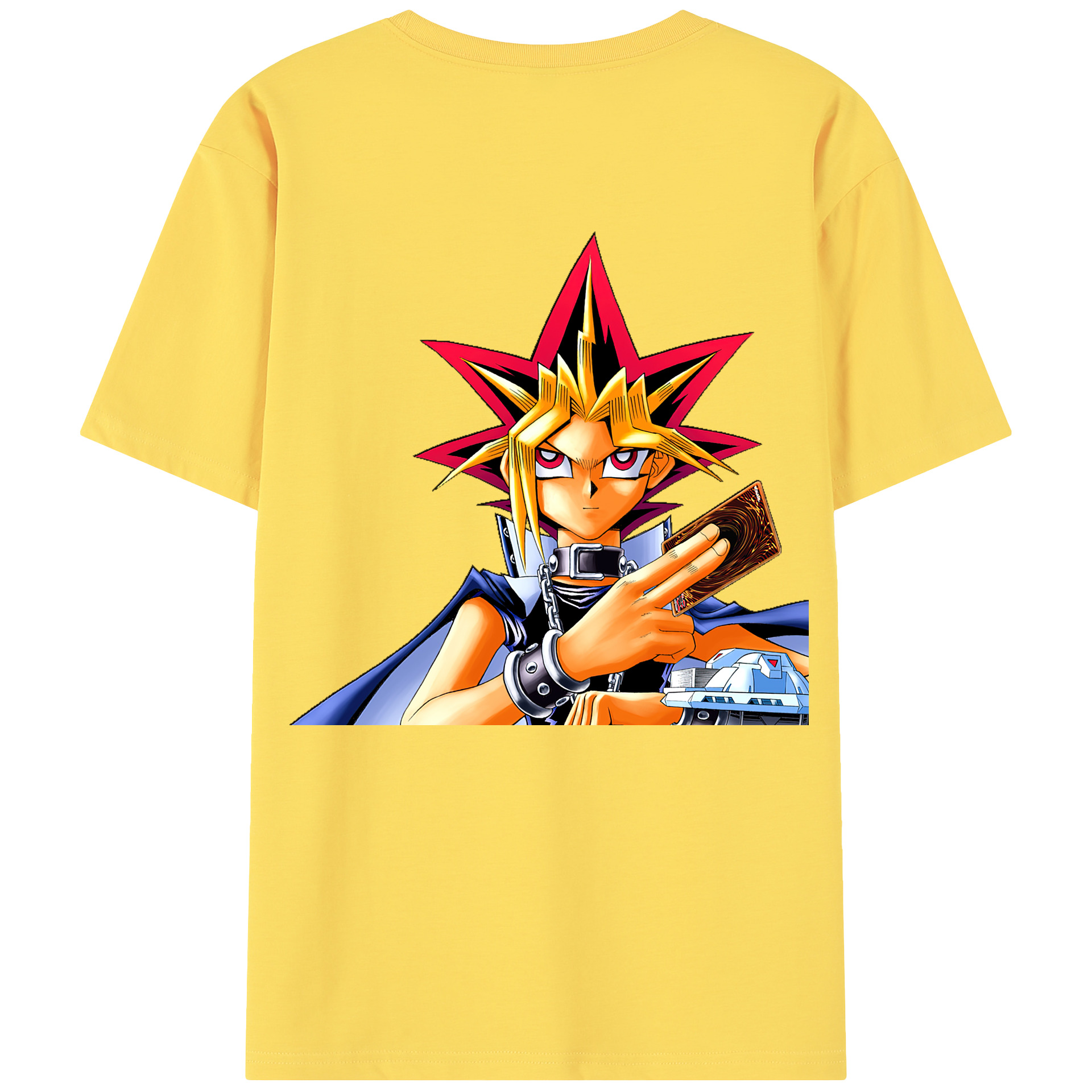 （画像用） 遊☆戯☆王 Yu-Gi-Oh! 綿100％半袖Tシャツ（背面プリント）