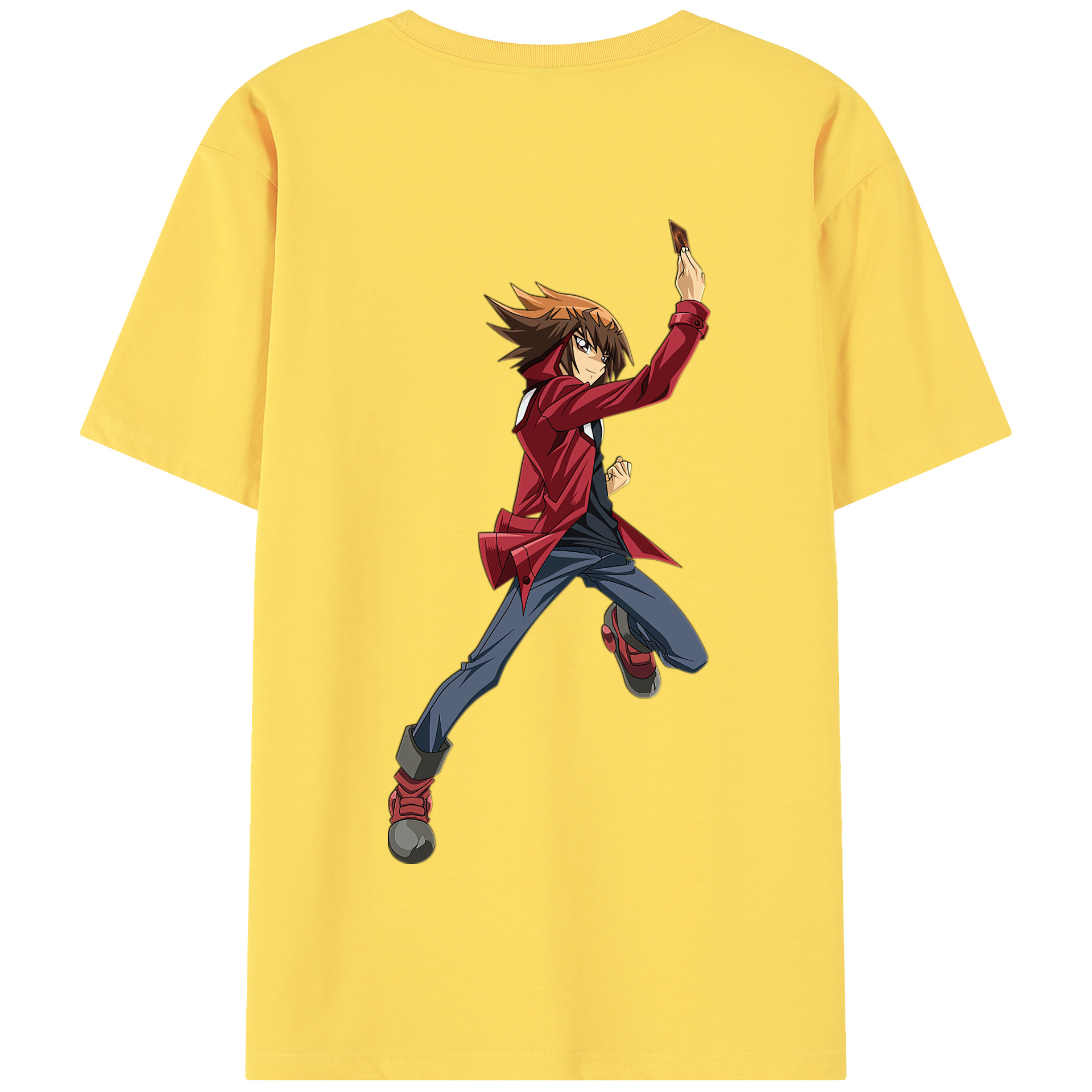 （画像用） 遊☆戯☆王 Yu-Gi-Oh! 綿100％半袖Tシャツ（背面プリント）
