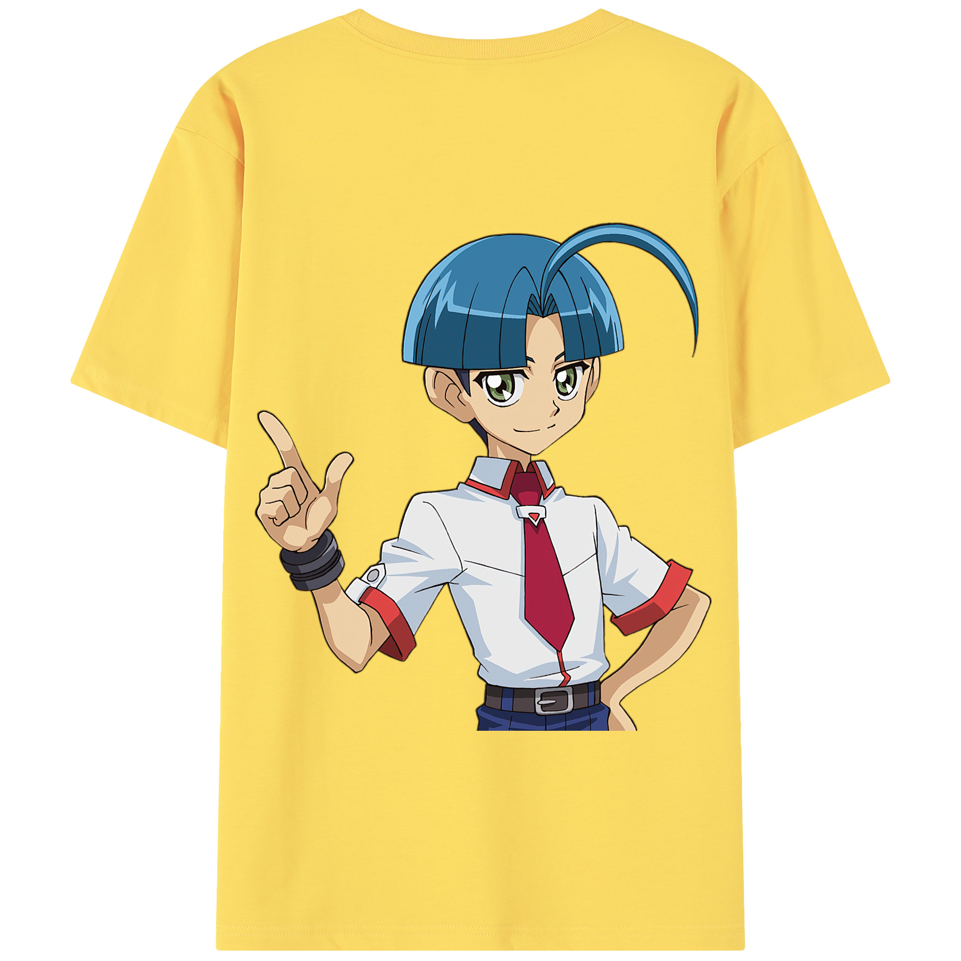 （画像用） 遊☆戯☆王 Yu-Gi-Oh! 綿100％半袖Tシャツ（背面プリント）