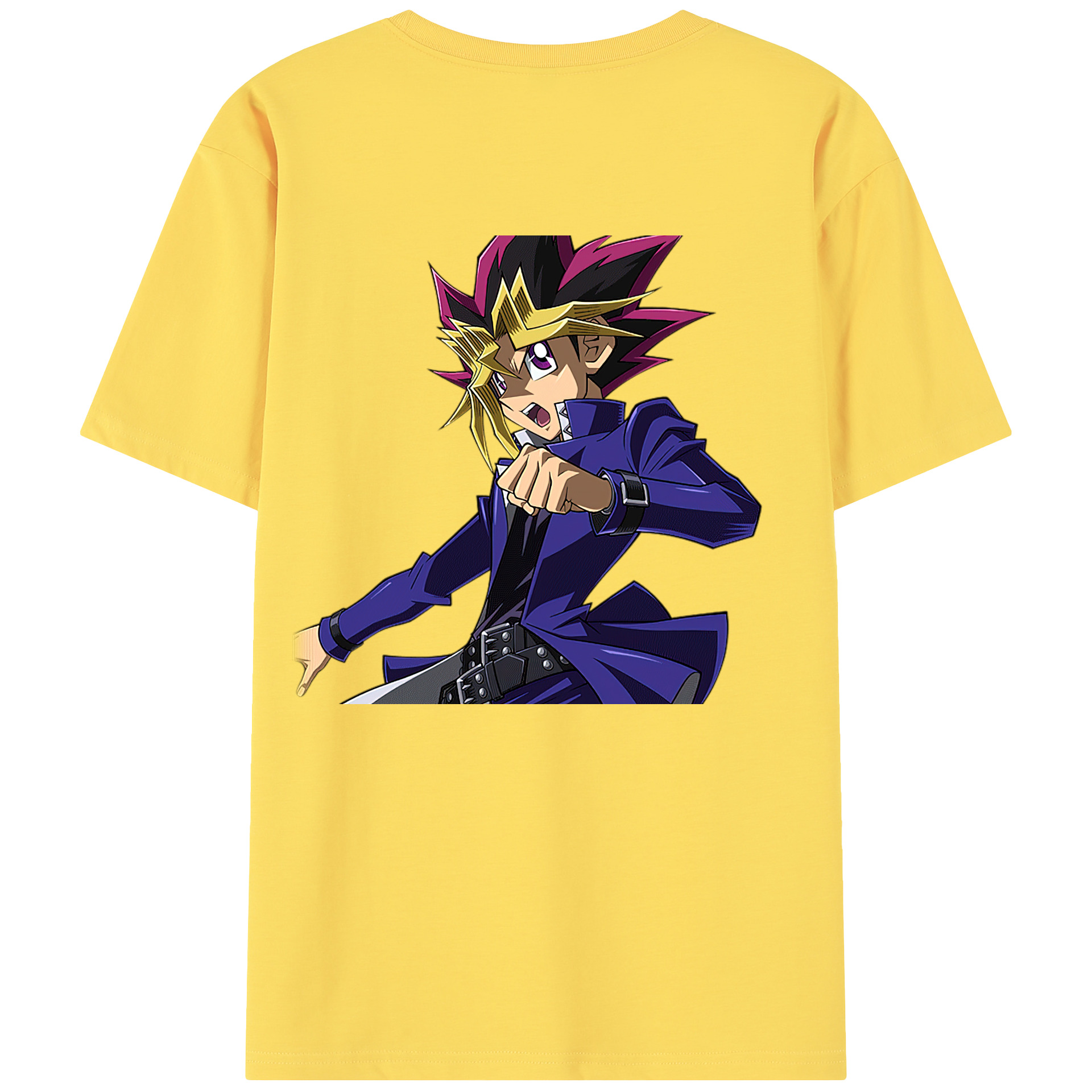 （画像用） 遊☆戯☆王 Yu-Gi-Oh! 綿100％半袖Tシャツ（背面プリント）