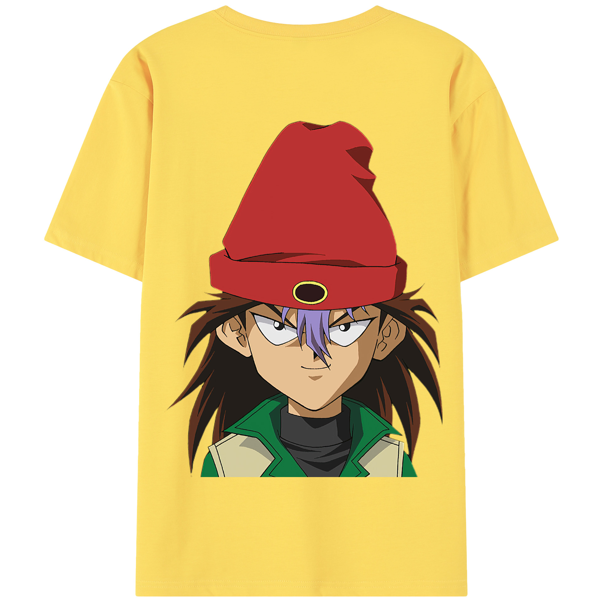 （画像用） 遊☆戯☆王 Yu-Gi-Oh! 綿100％半袖Tシャツ（背面プリント）