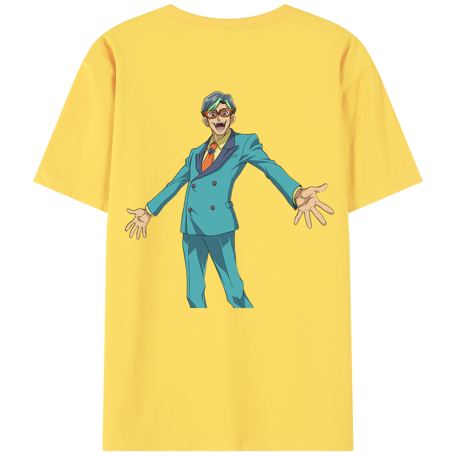 （画像用） 遊☆戯☆王 Yu-Gi-Oh! 綿100％半袖Tシャツ（背面プリント）