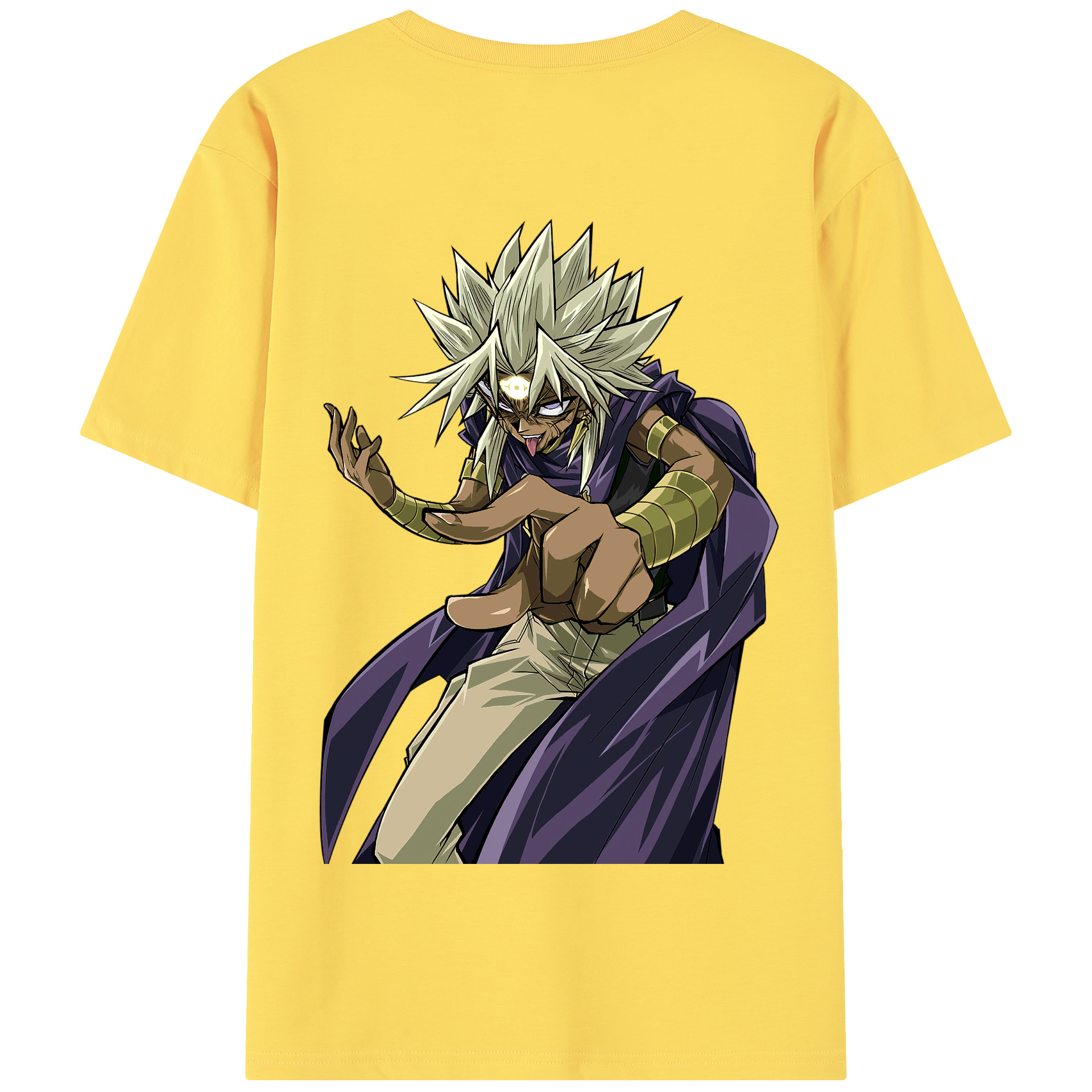 （画像用） 遊☆戯☆王 Yu-Gi-Oh! 綿100％半袖Tシャツ（背面プリント）