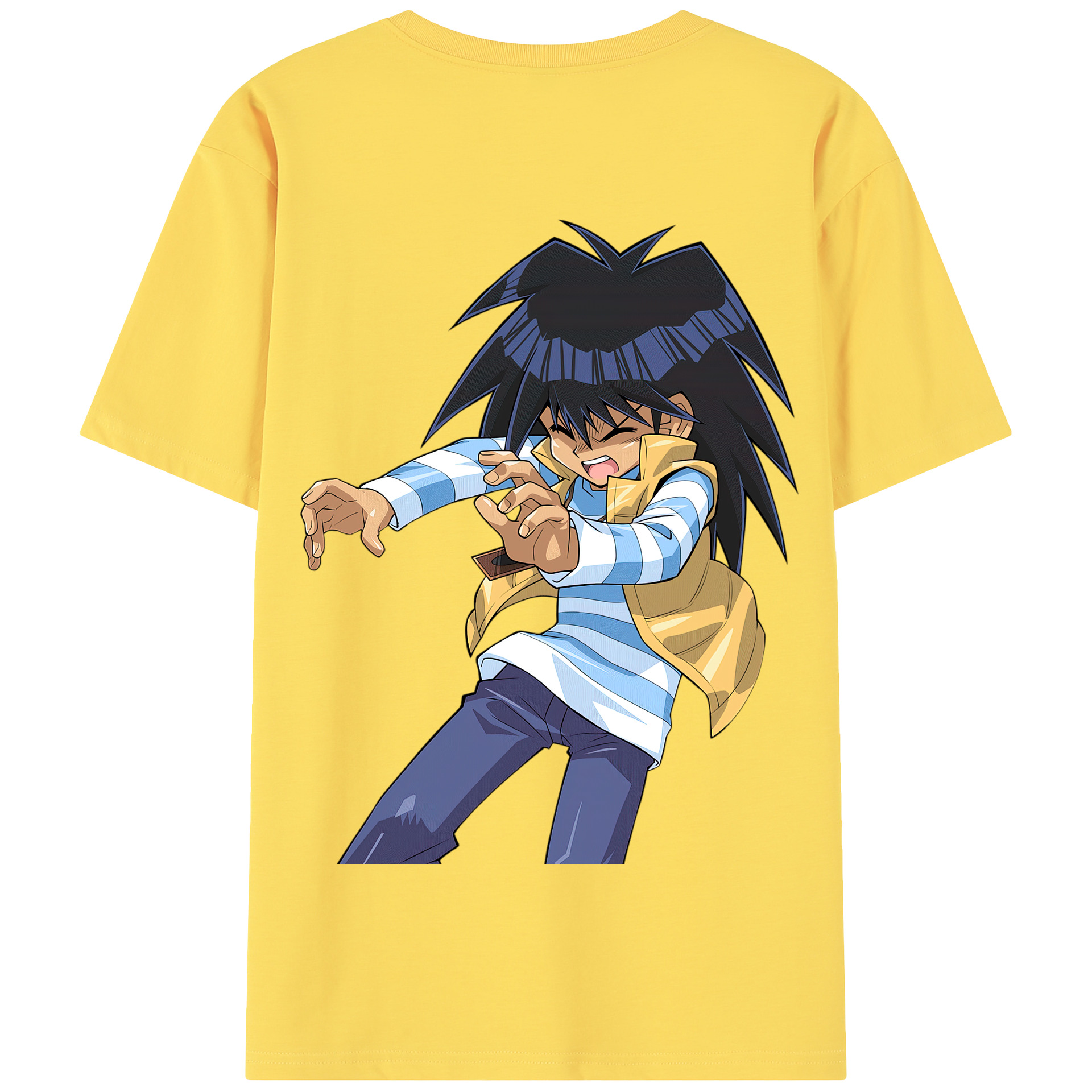 （画像用） 遊☆戯☆王 Yu-Gi-Oh! 綿100％半袖Tシャツ（背面プリント）