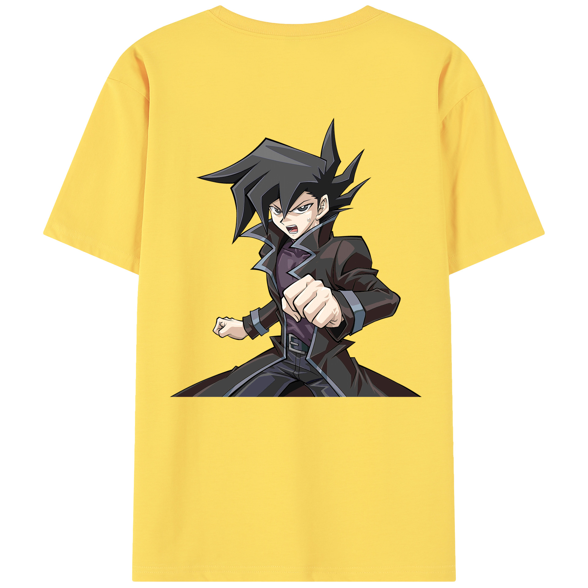（画像用） 遊☆戯☆王 Yu-Gi-Oh! 綿100％半袖Tシャツ（背面プリント）