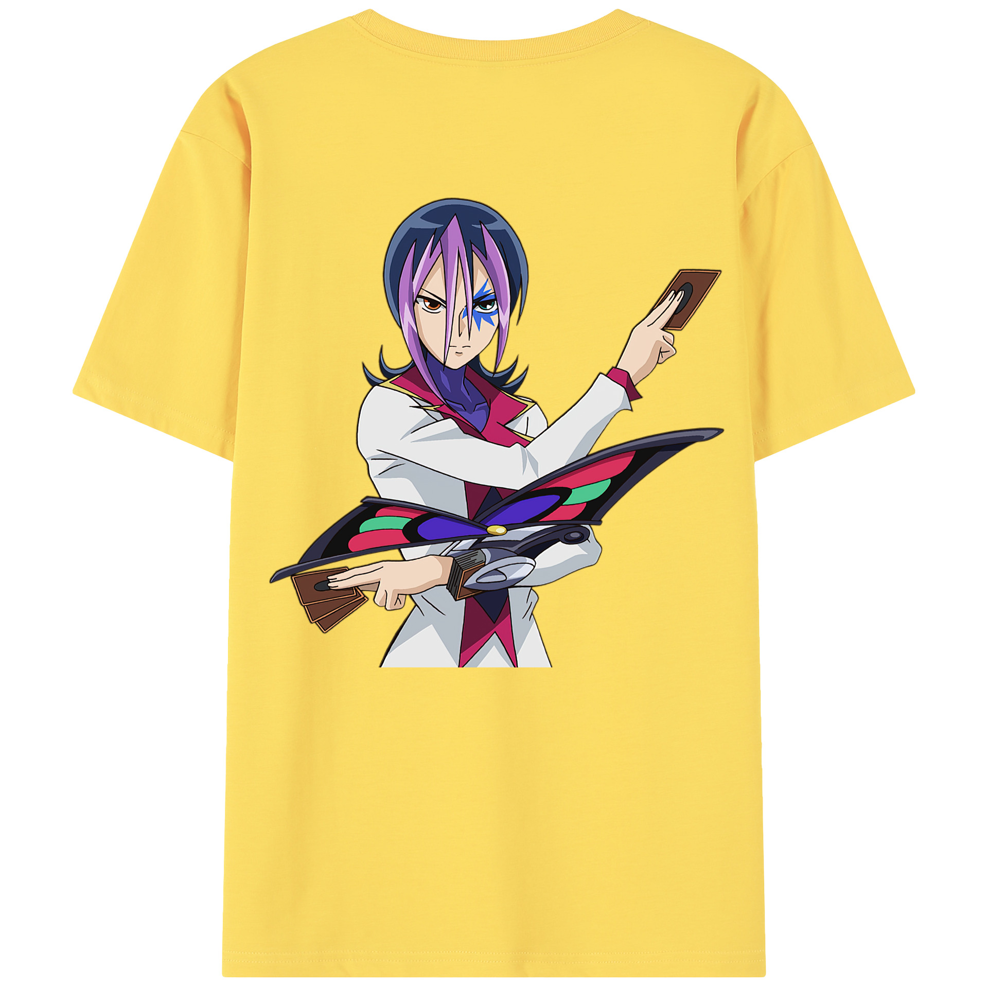 （画像用） 遊☆戯☆王 Yu-Gi-Oh! 綿100％半袖Tシャツ（背面プリント）