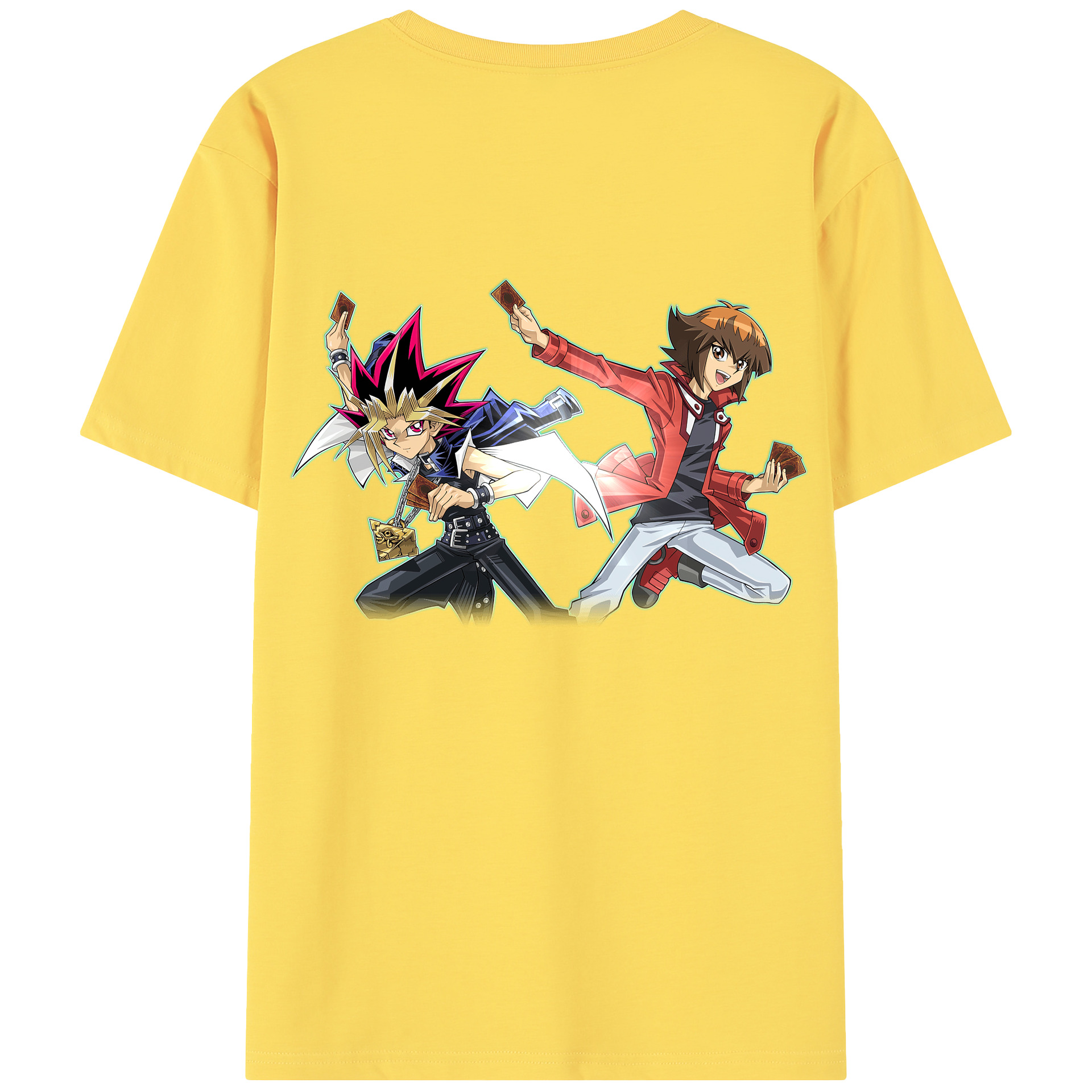 （画像用） 遊☆戯☆王 Yu-Gi-Oh! 綿100％半袖Tシャツ（背面プリント）