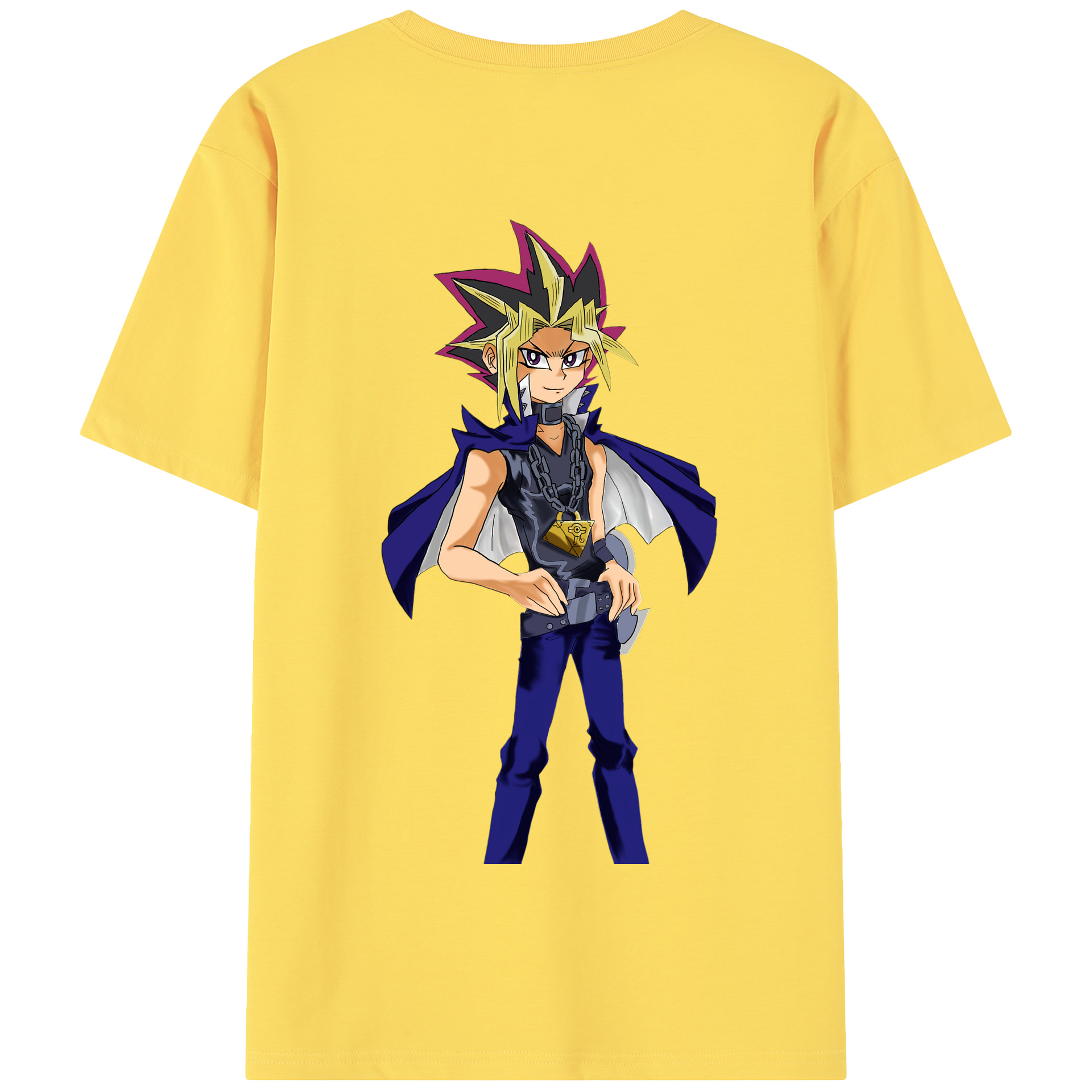 （画像用） 遊☆戯☆王 Yu-Gi-Oh! 綿100％半袖Tシャツ（背面プリント）