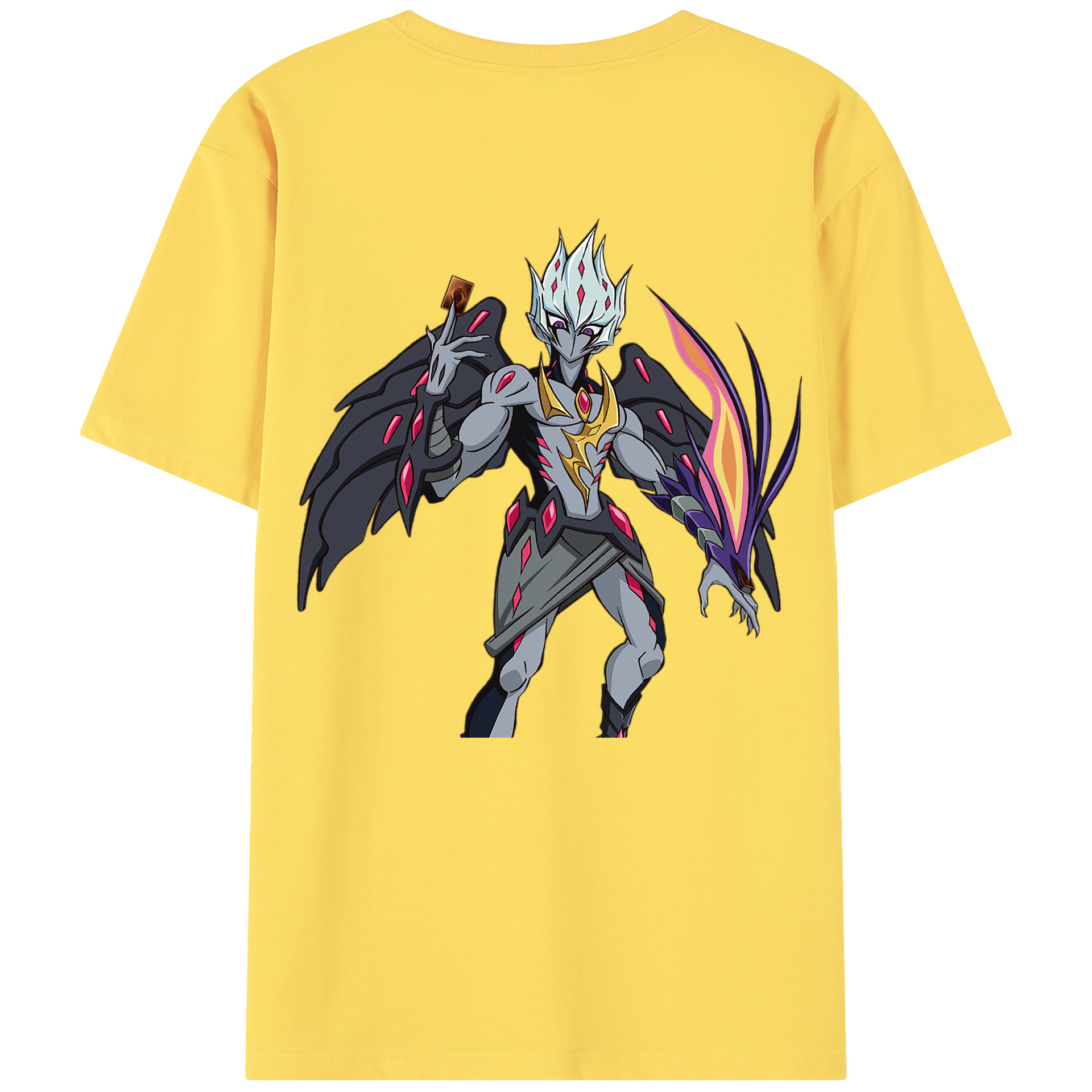 （画像用） 遊☆戯☆王 Yu-Gi-Oh! 綿100％半袖Tシャツ（背面プリント）