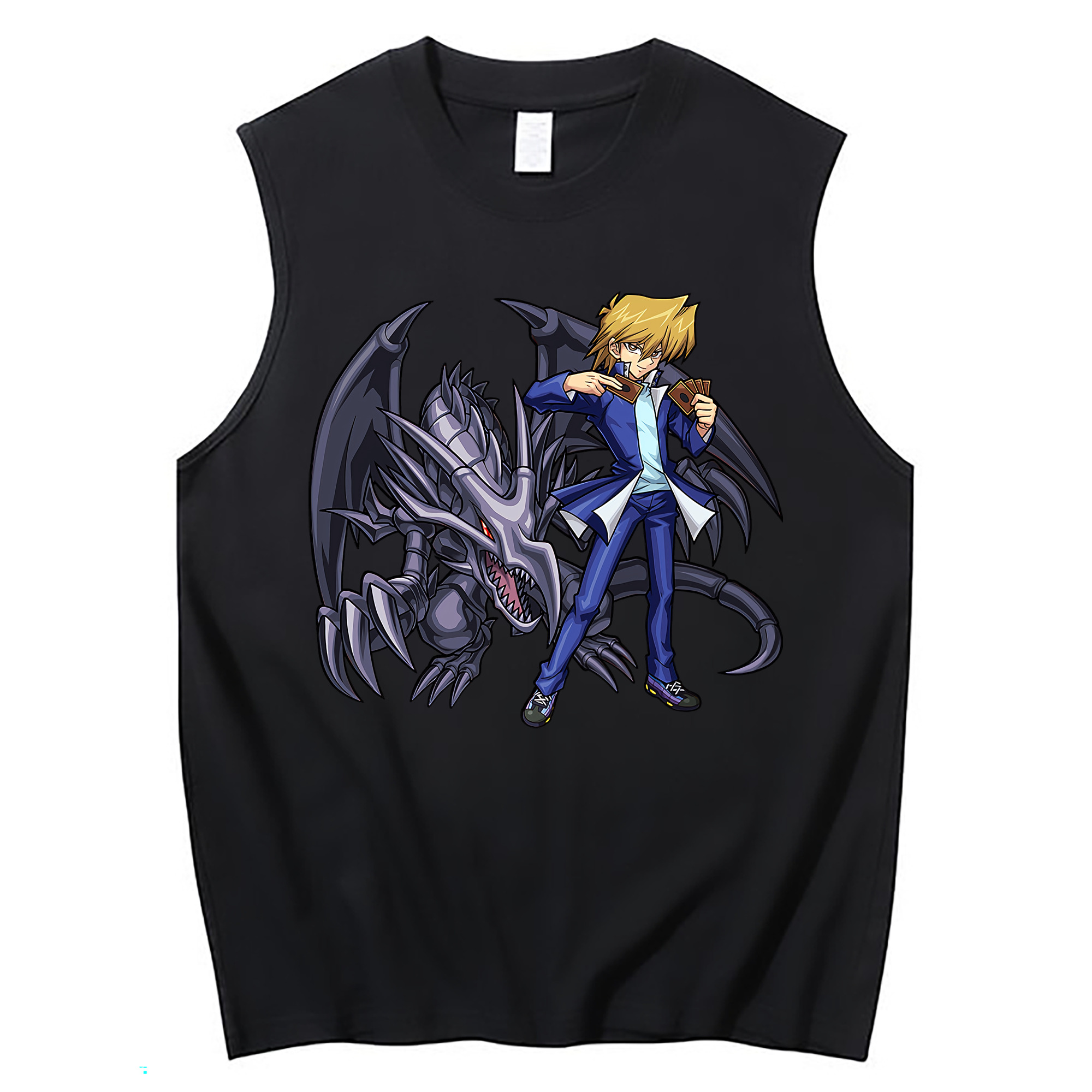 （画像用） 遊☆戯☆王 Yu-Gi-Oh! コットン100％タンクトップ（フロントプリント）