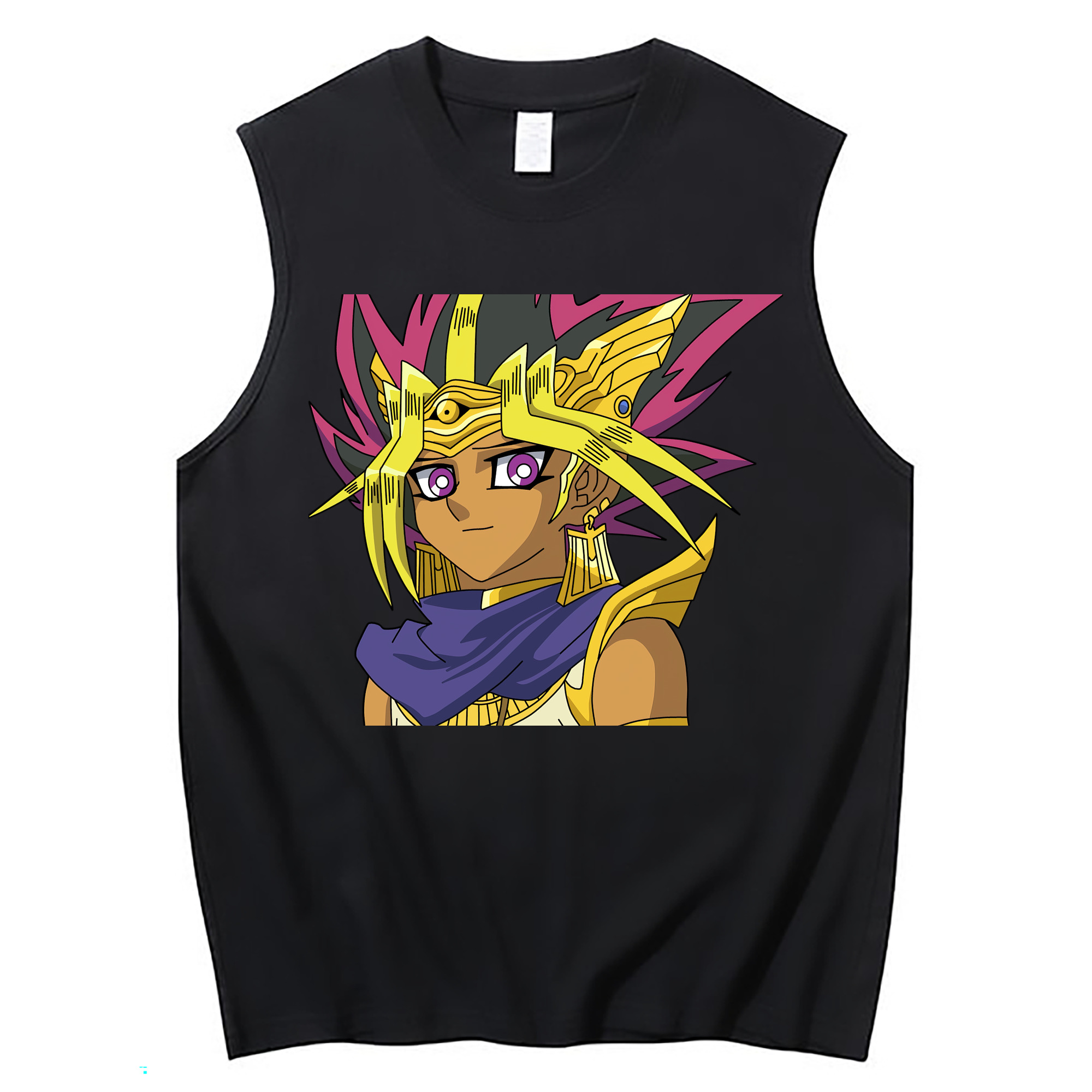 （画像用） 遊☆戯☆王 Yu-Gi-Oh! コットン100％タンクトップ（フロントプリント）