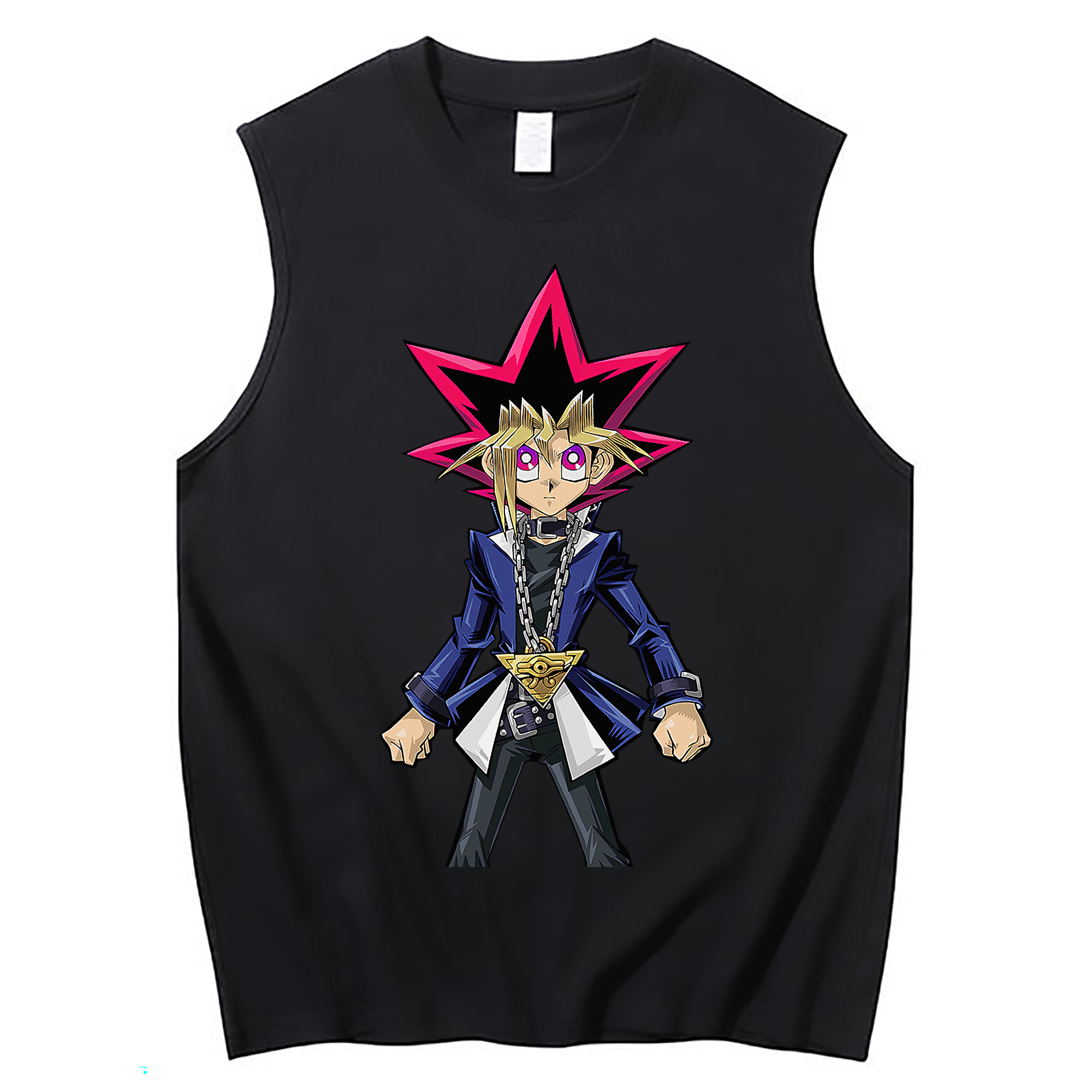 （画像用） 遊☆戯☆王 Yu-Gi-Oh! コットン100％タンクトップ（フロントプリント）