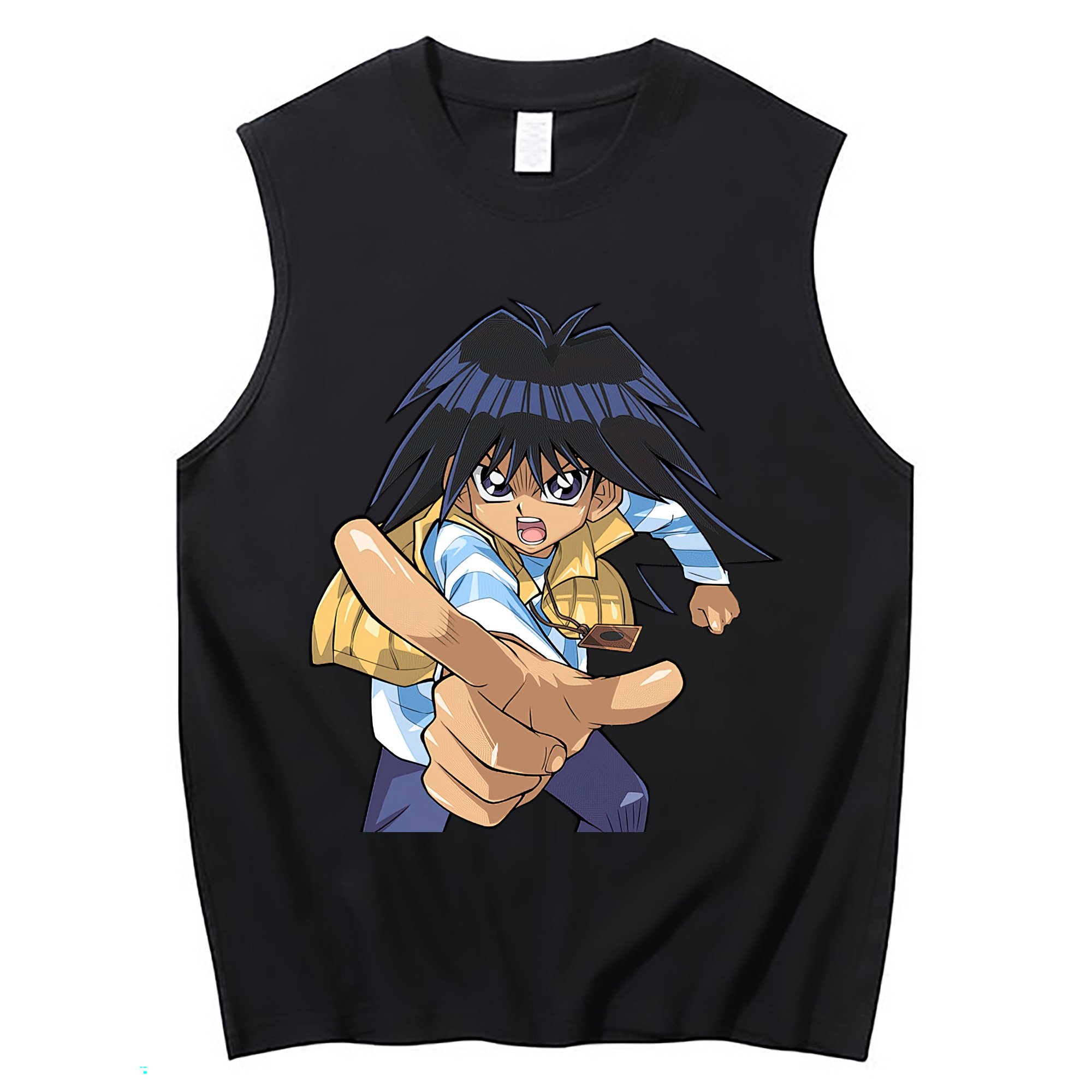 （画像用） 遊☆戯☆王 Yu-Gi-Oh! コットン100％タンクトップ（フロントプリント）