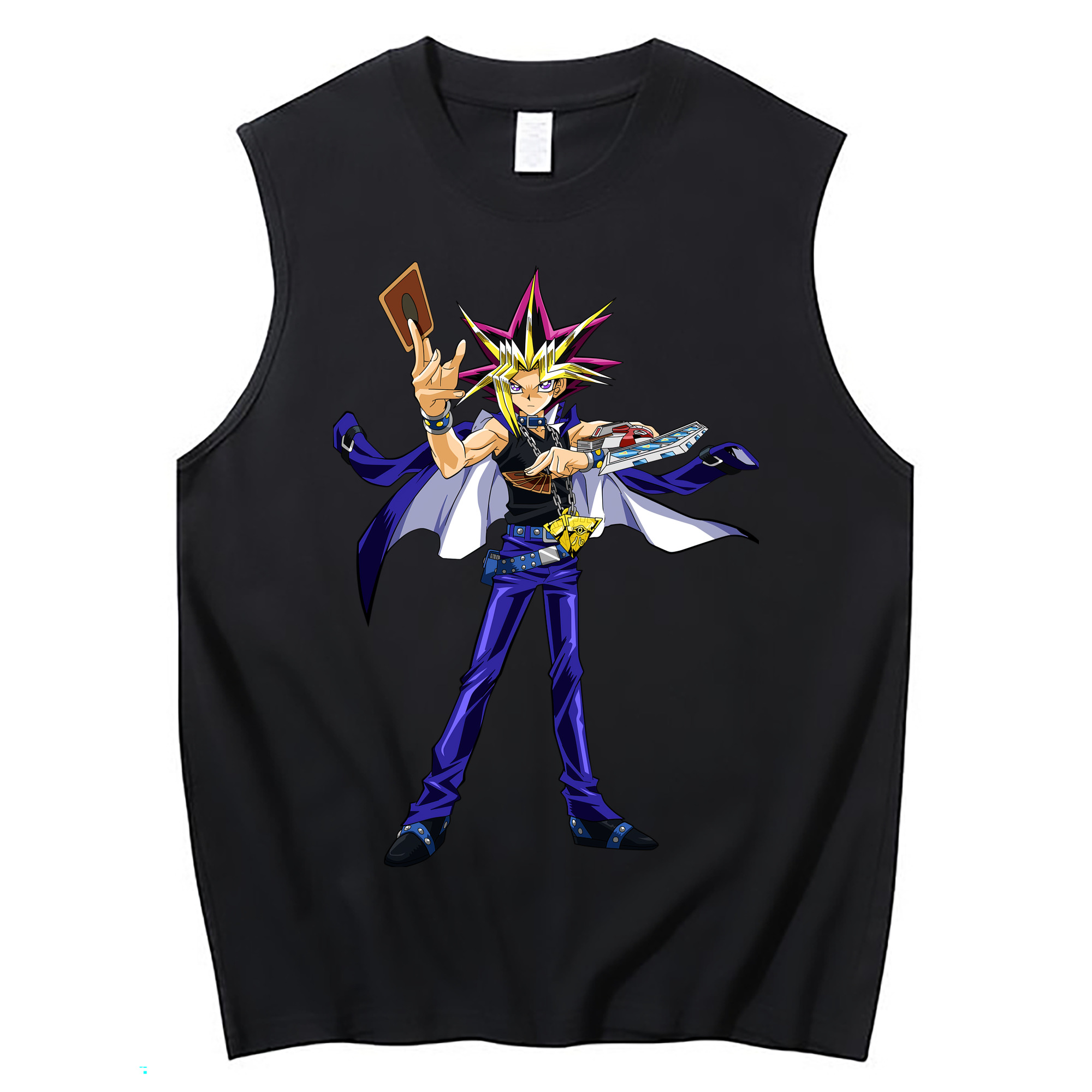 （画像用） 遊☆戯☆王 Yu-Gi-Oh! コットン100％タンクトップ（フロントプリント）