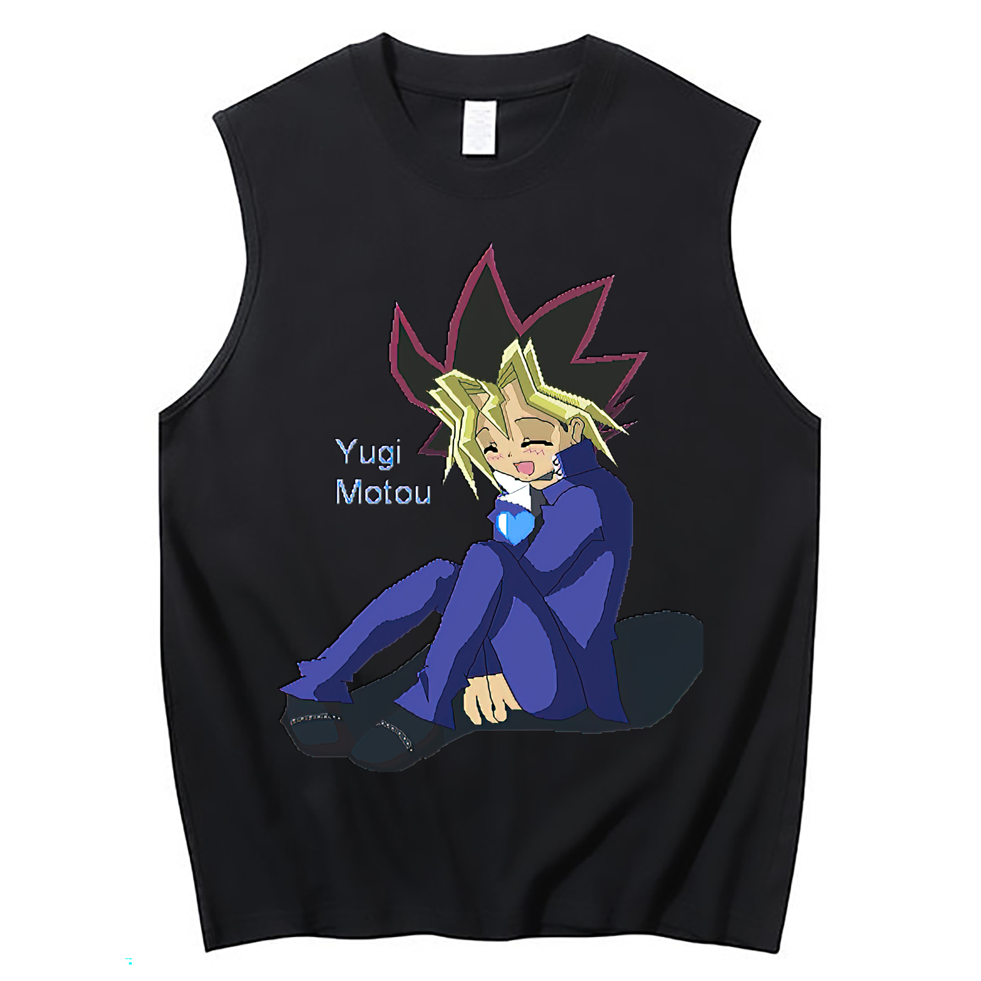 （画像用） 遊☆戯☆王 Yu-Gi-Oh! コットン100％タンクトップ（フロントプリント）